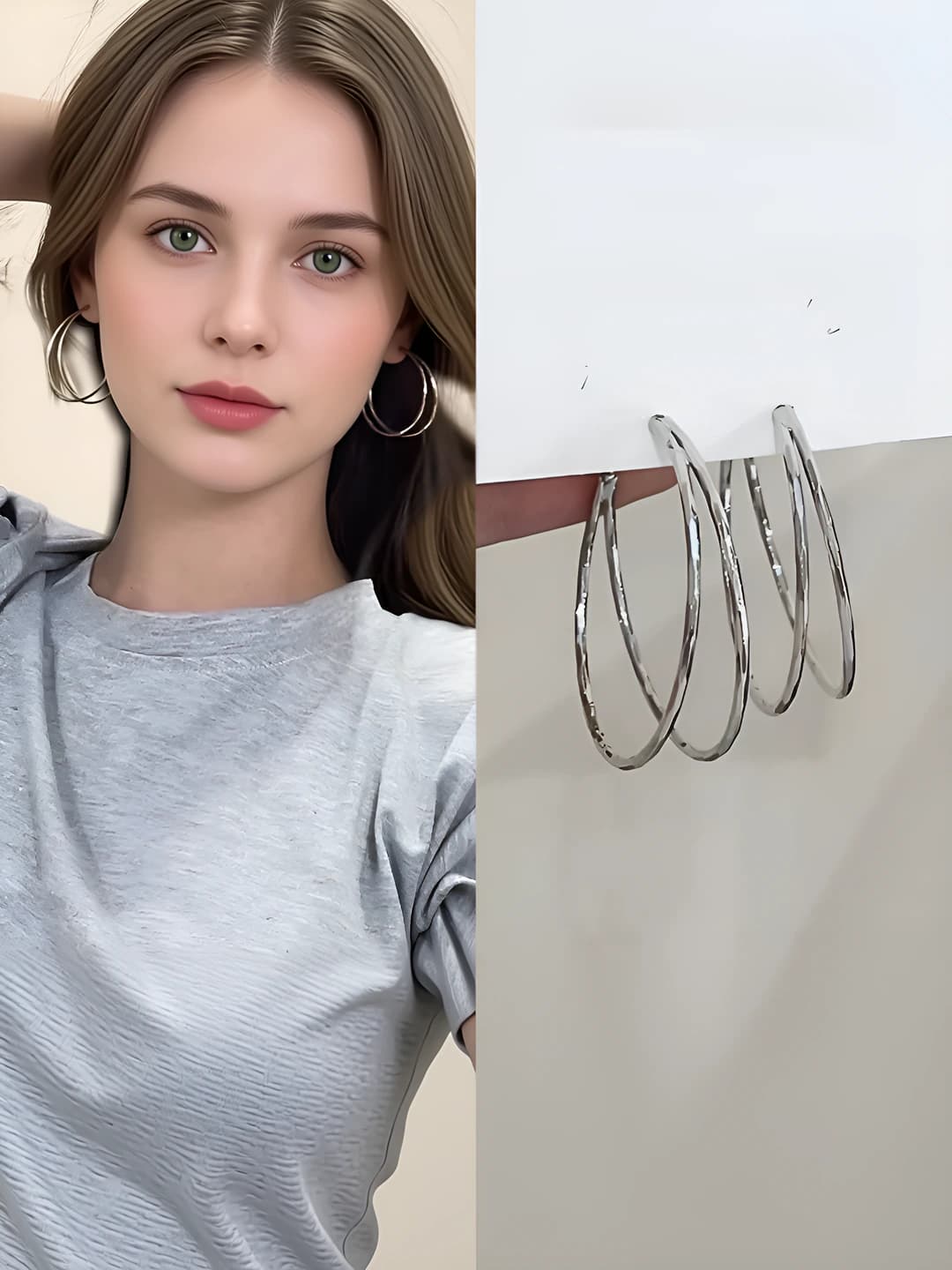 1# двухслойное кольцо - ок. 4.5cm