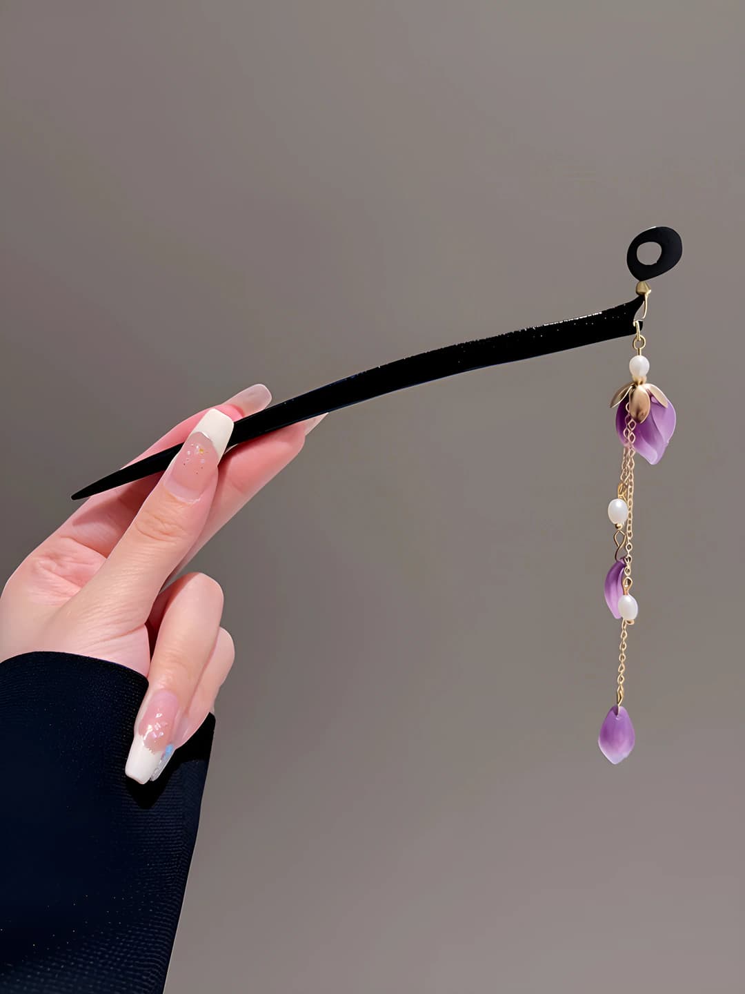 2# Purple flower pearl