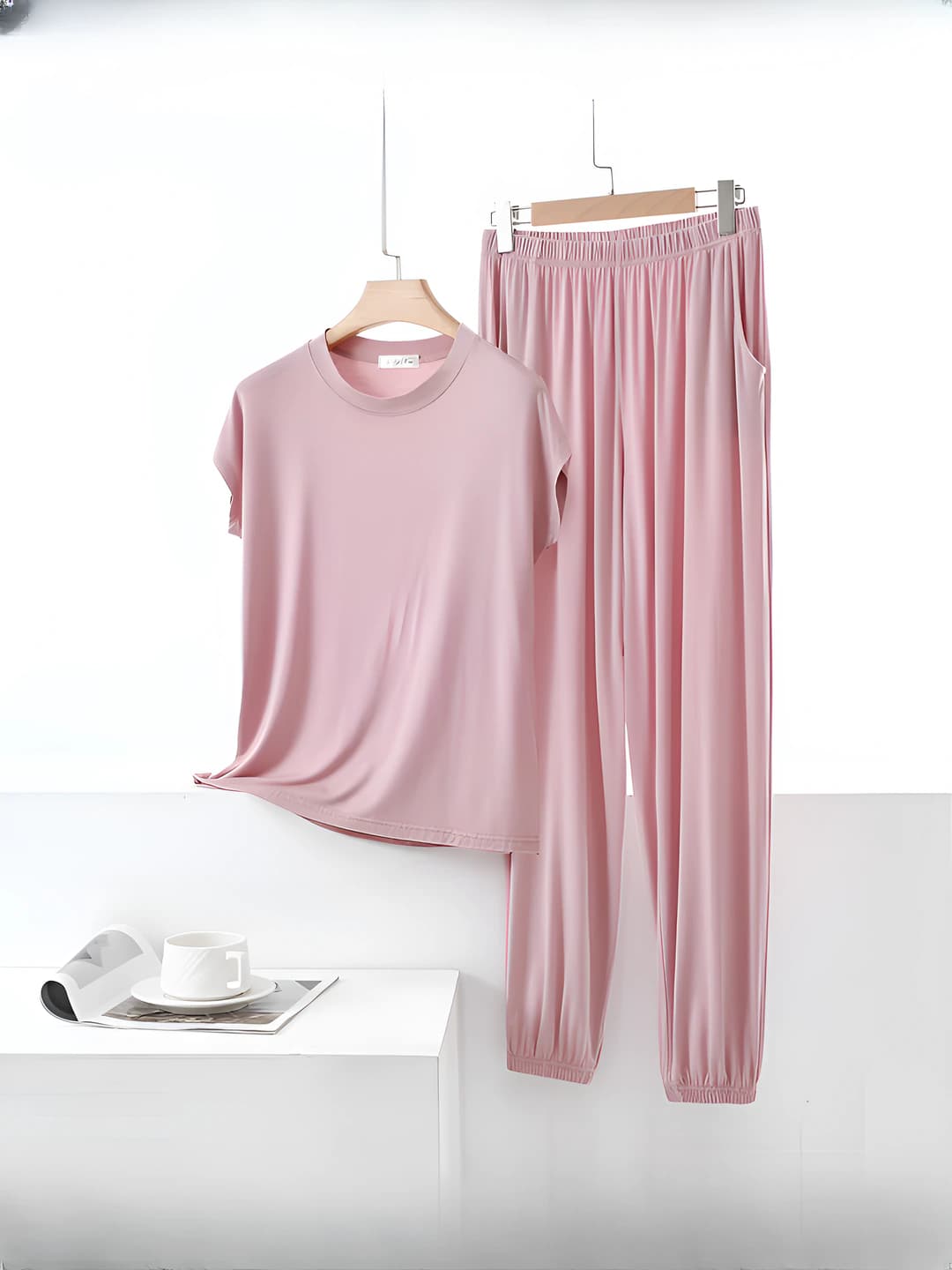 Lotus pink + Lotus pink pants