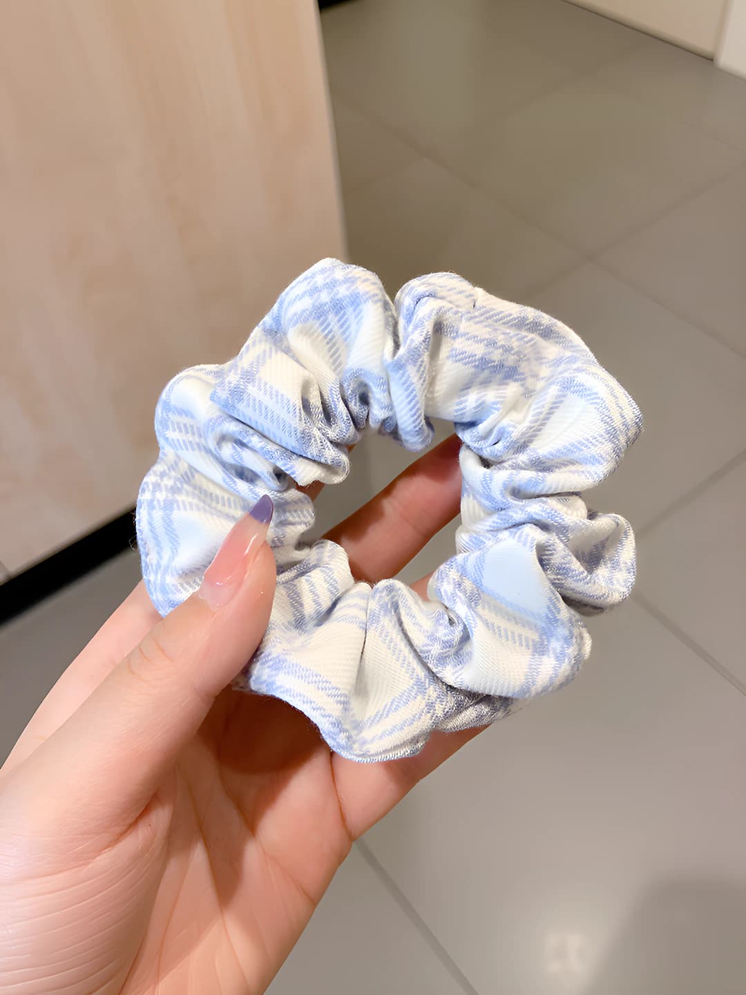 25# Белый с синей сеткой @10cm