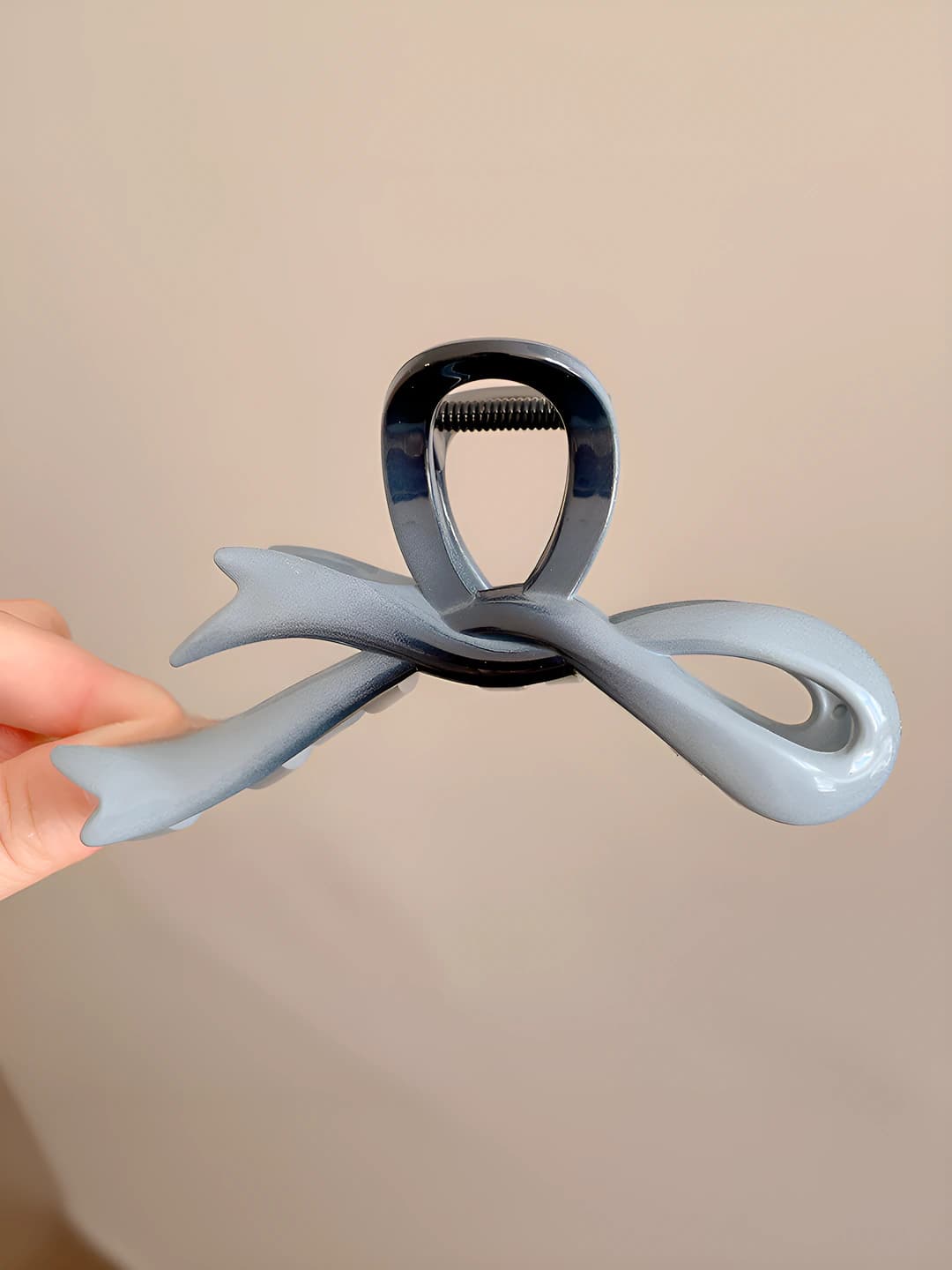 1# Tasma qisqich - Gradiyent ko'k-qora - 11.5cm