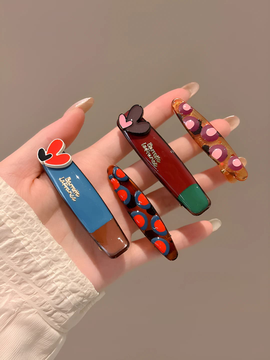 Acetate multicolour, 4 pcs