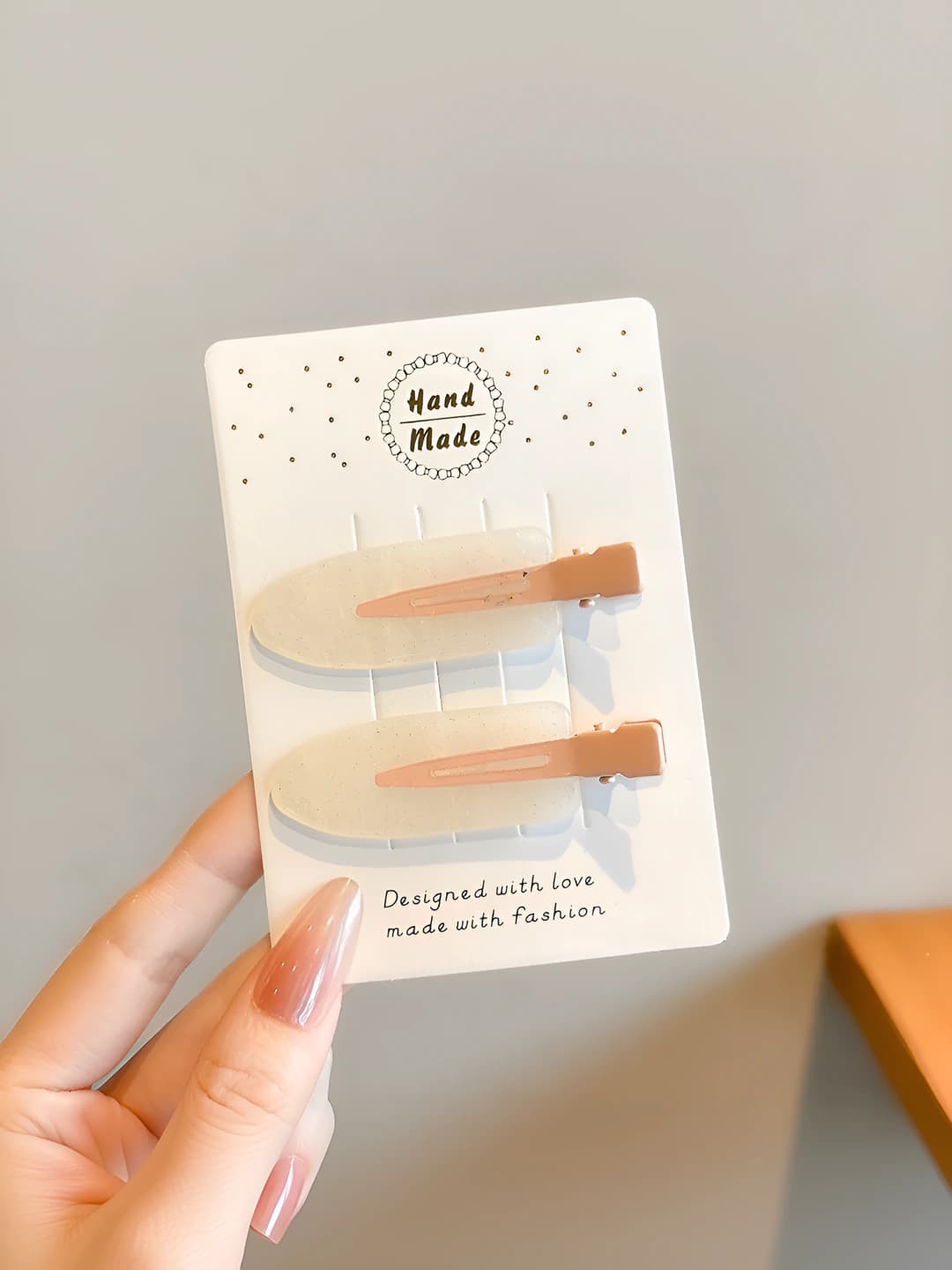 8# Apelsin-pushti 2 dona - 6.5 cm