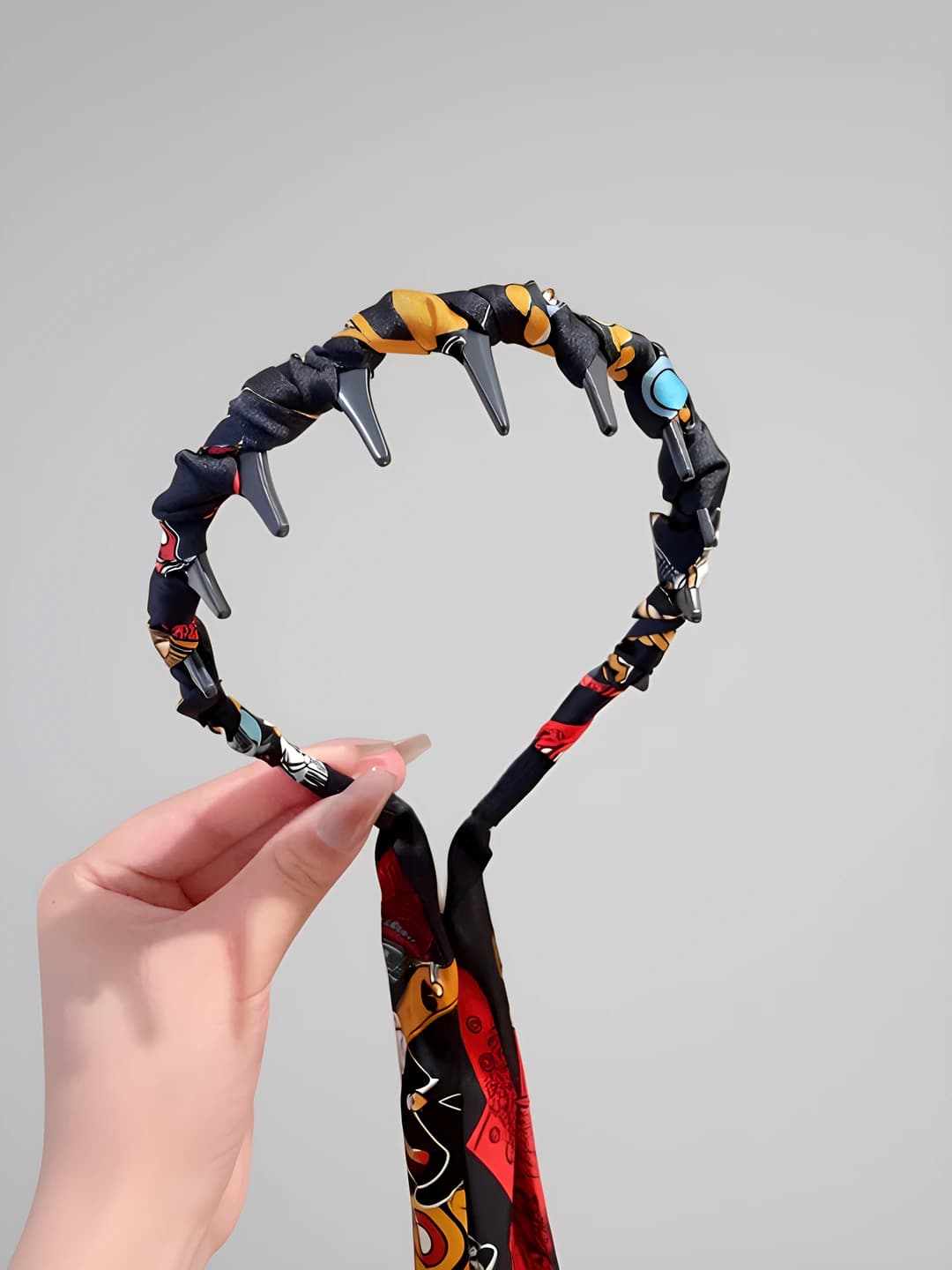 Qora vintage lentali diadem
