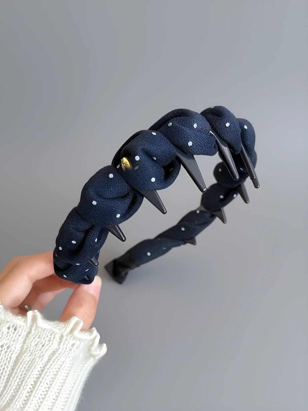Dark blue headband
