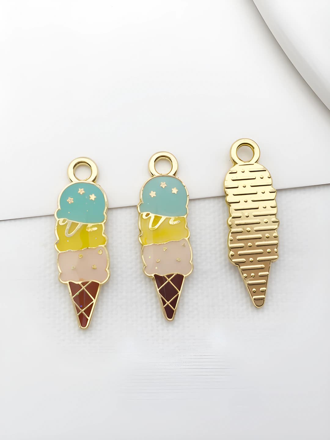 1 Ice cream charm - 14x23 - 0.8g - 14965