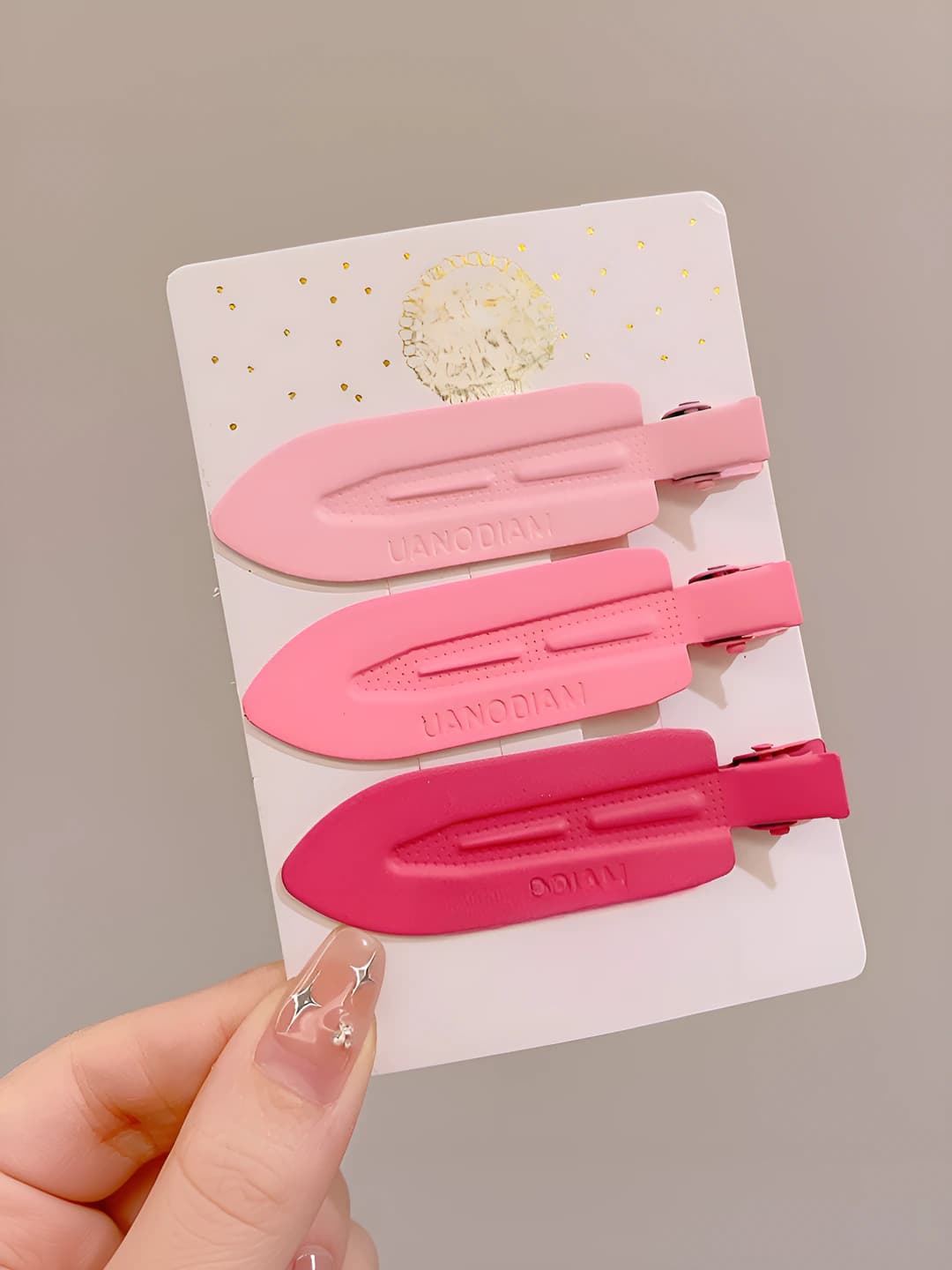 Pink - 3 pcs 7 cm