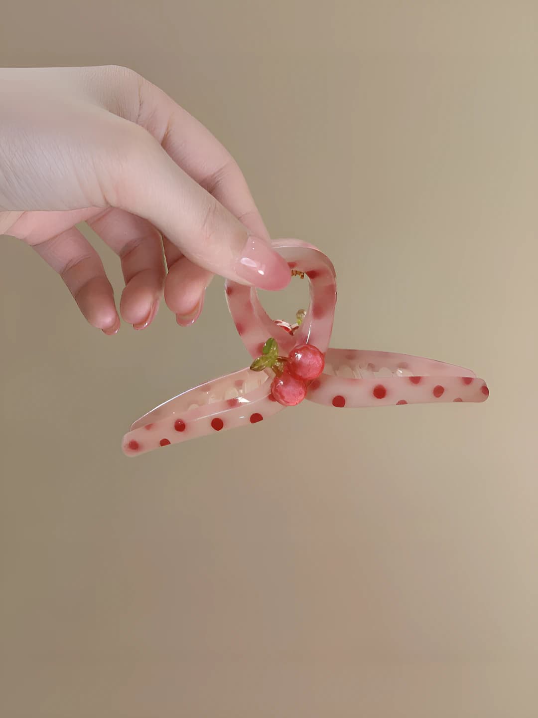 Розовый зажим вишня 13cm