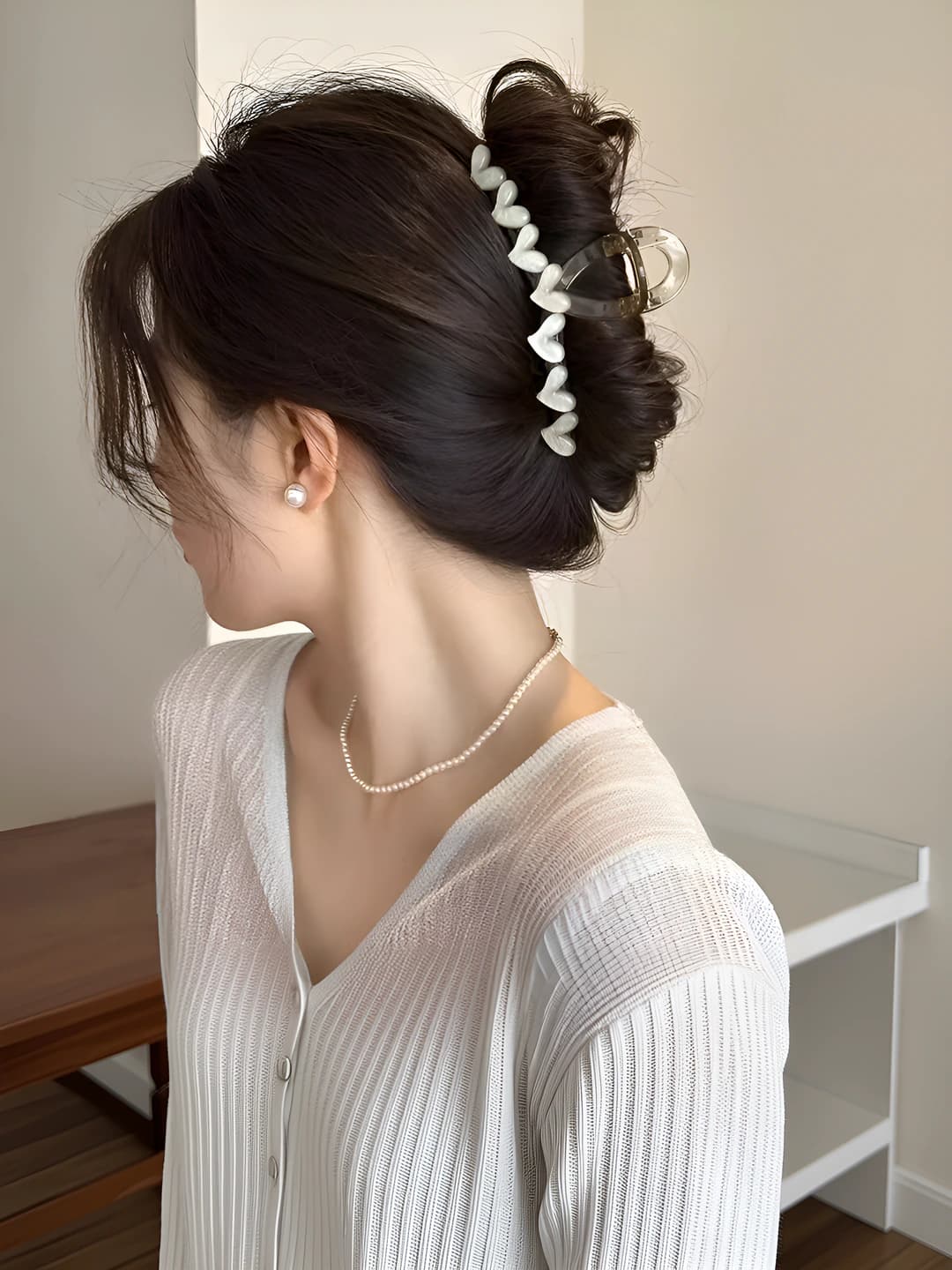 9# Серо-зелёный, сердце, 13 см