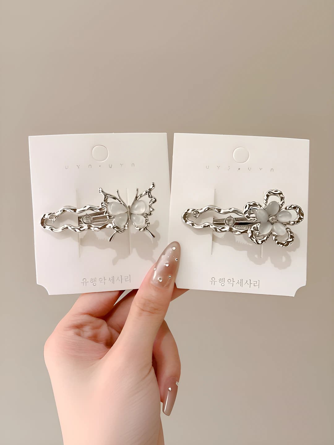 3# Flowers and butterflies, 2 pcs