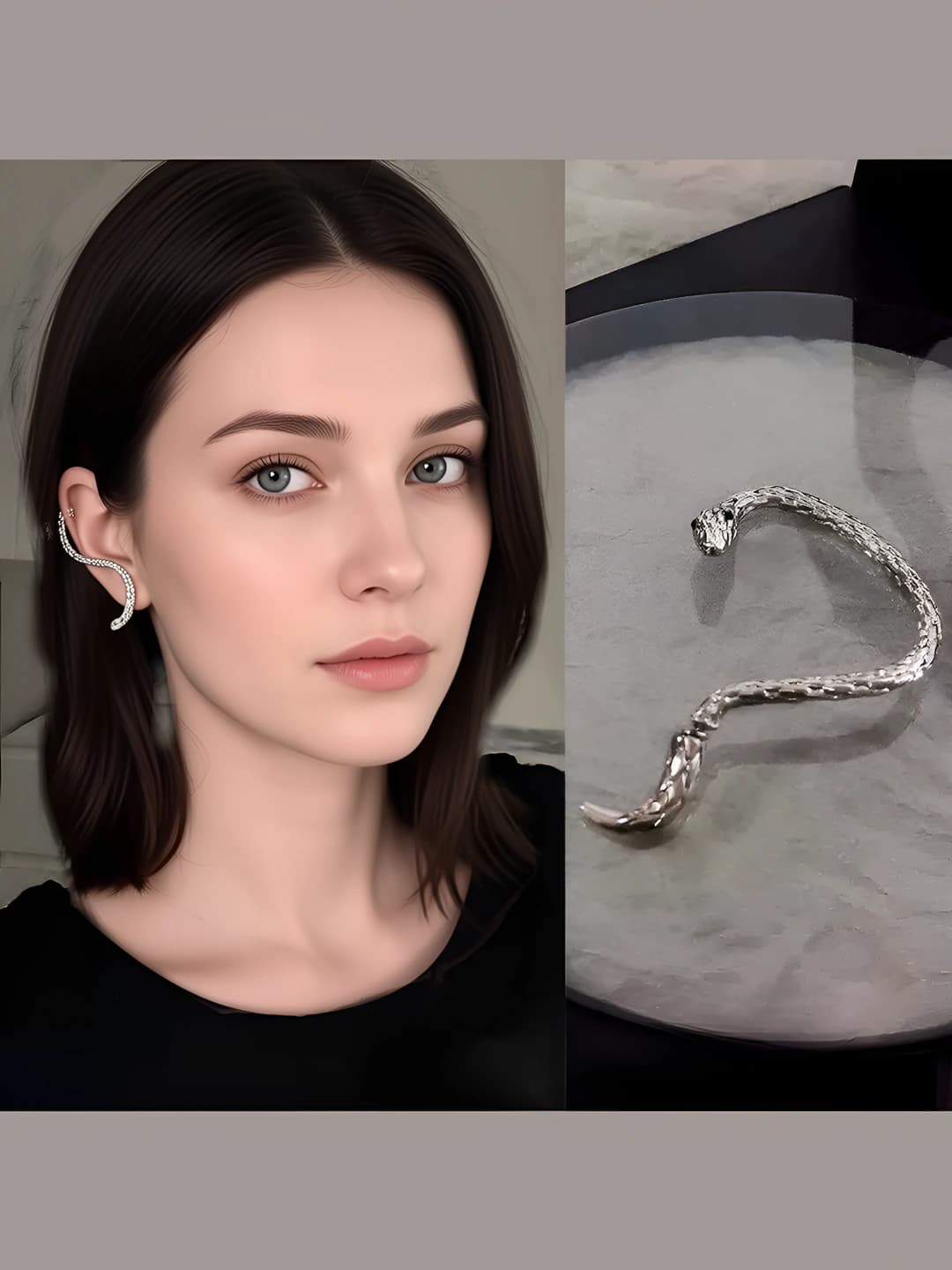 1# Snake wrap stud for left ear