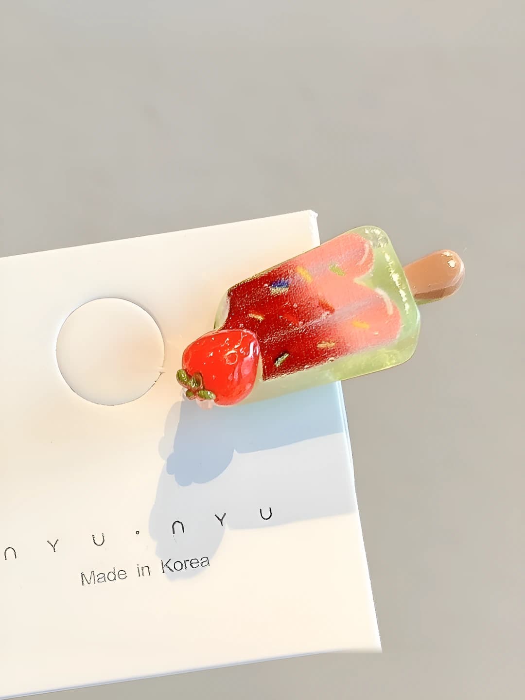3# Ice cream, red, 3cm