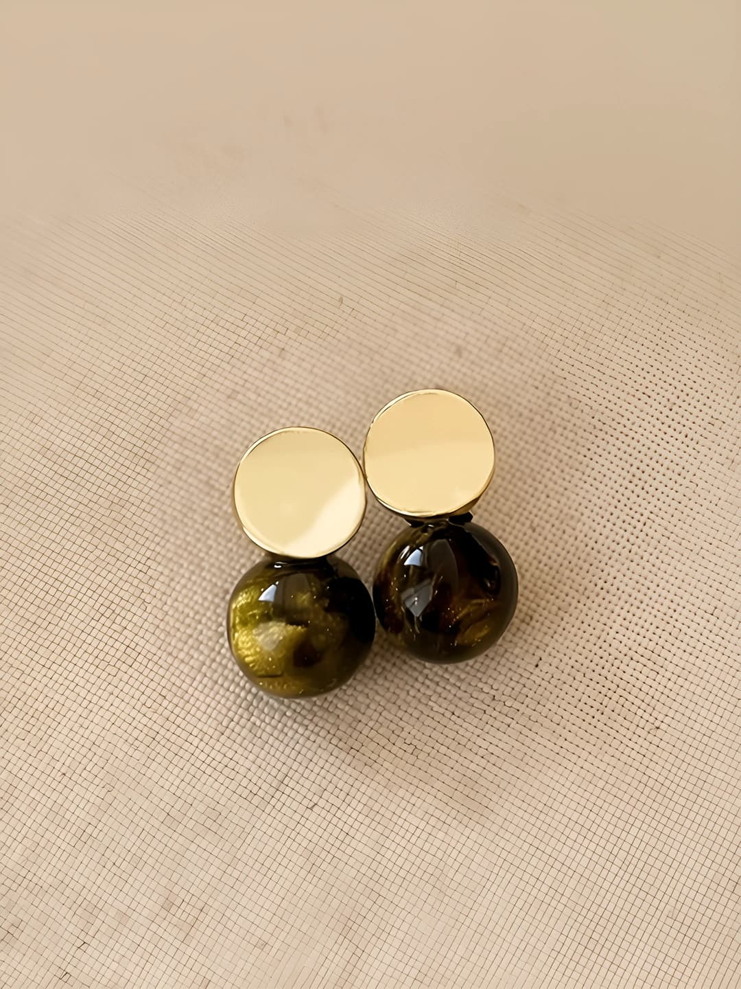 Small Gold Plate Tiger Eye