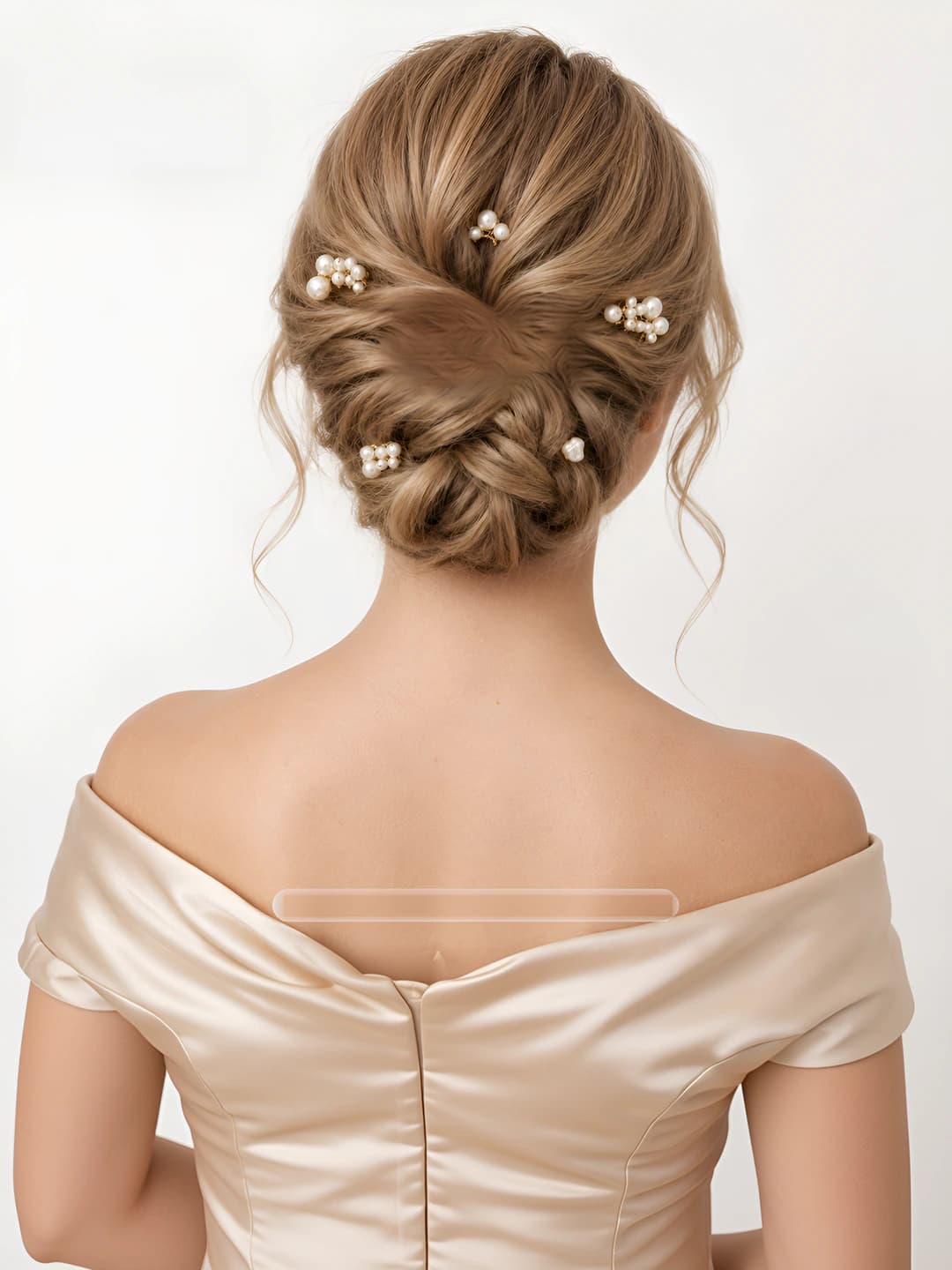 Women's retro style pearl hair accessory set (combs and pins)