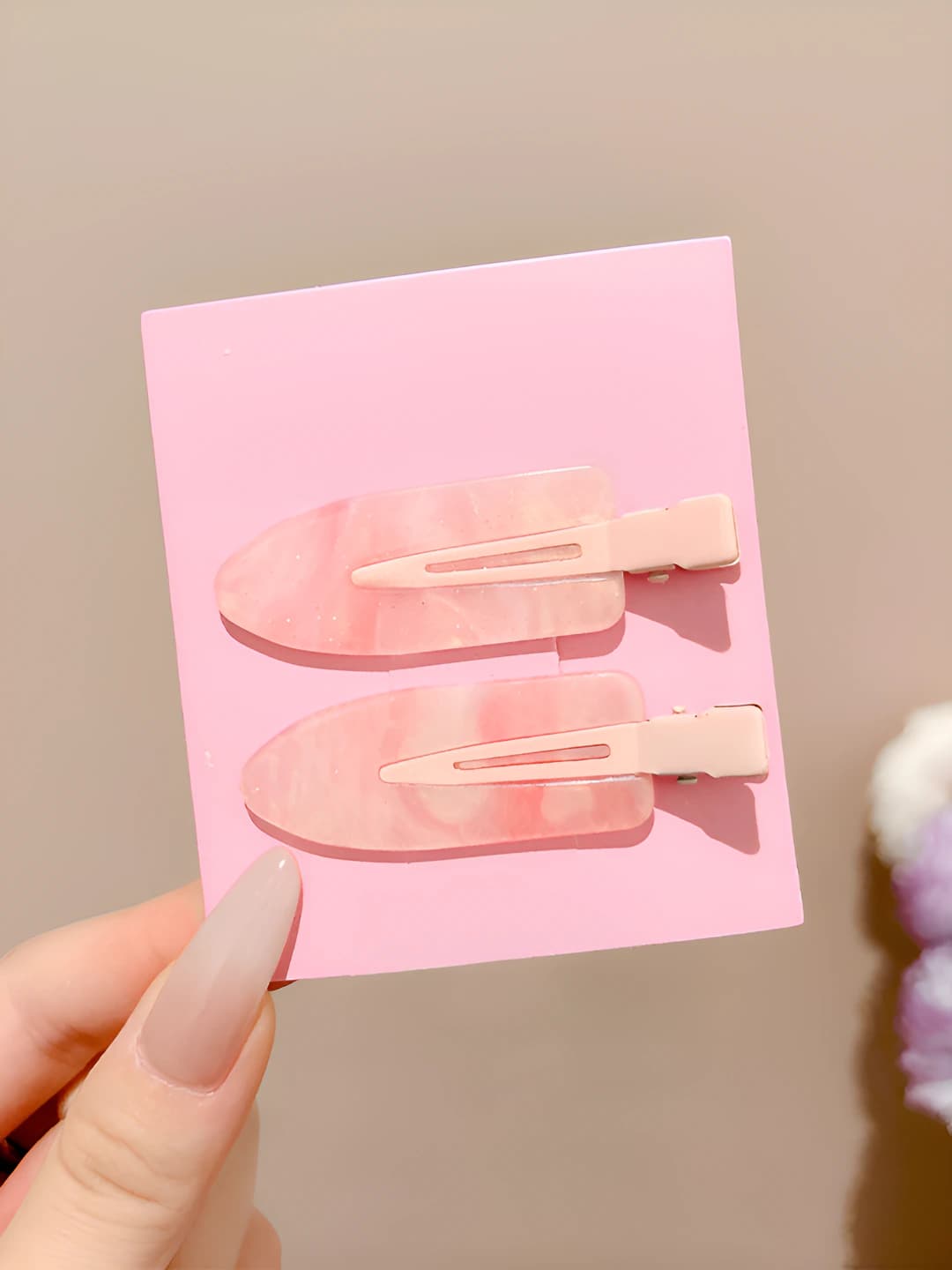 8# Orange-pink 2 pcs - 6.5 cm