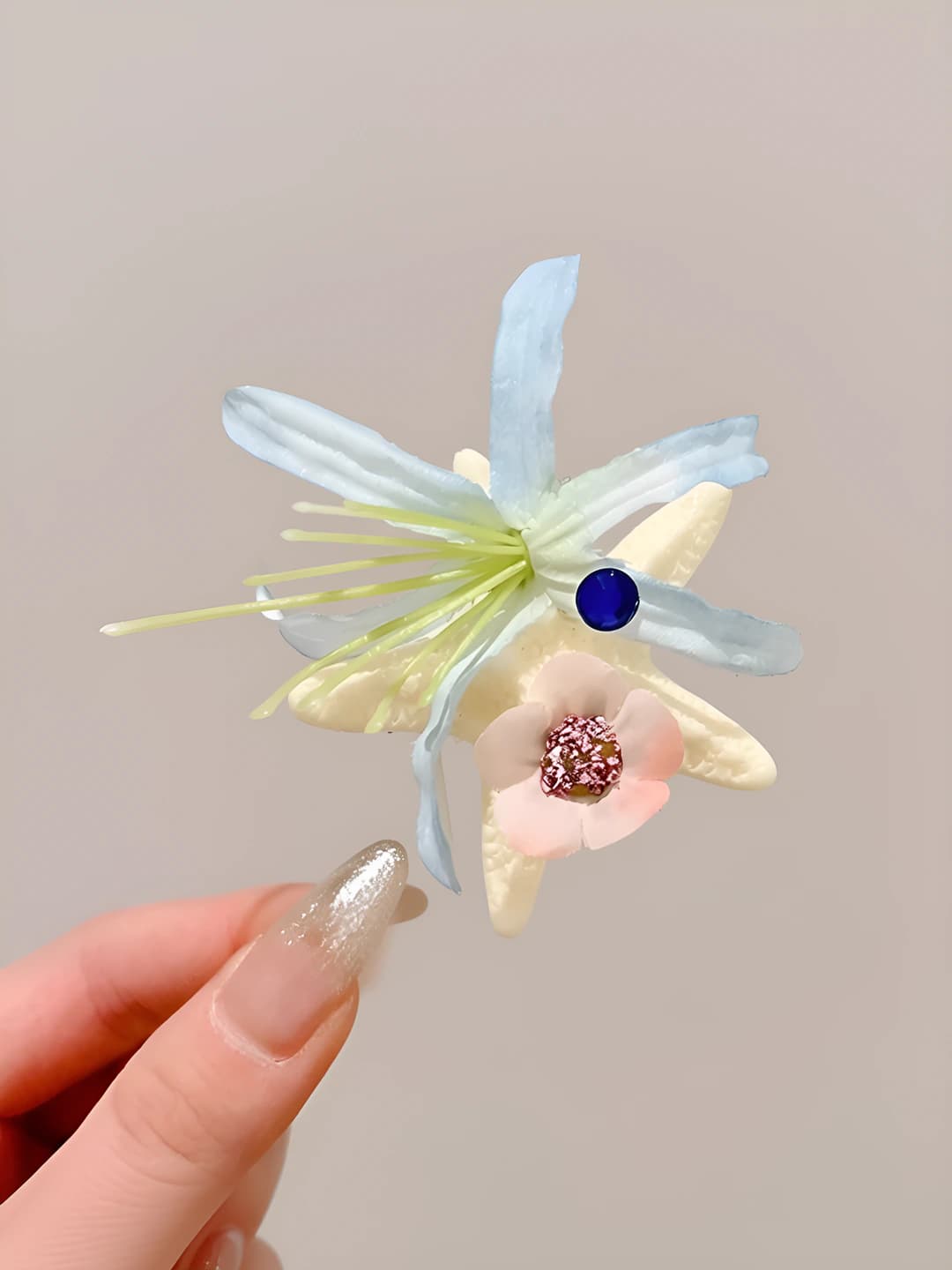 1# Sea star blue 6 cm