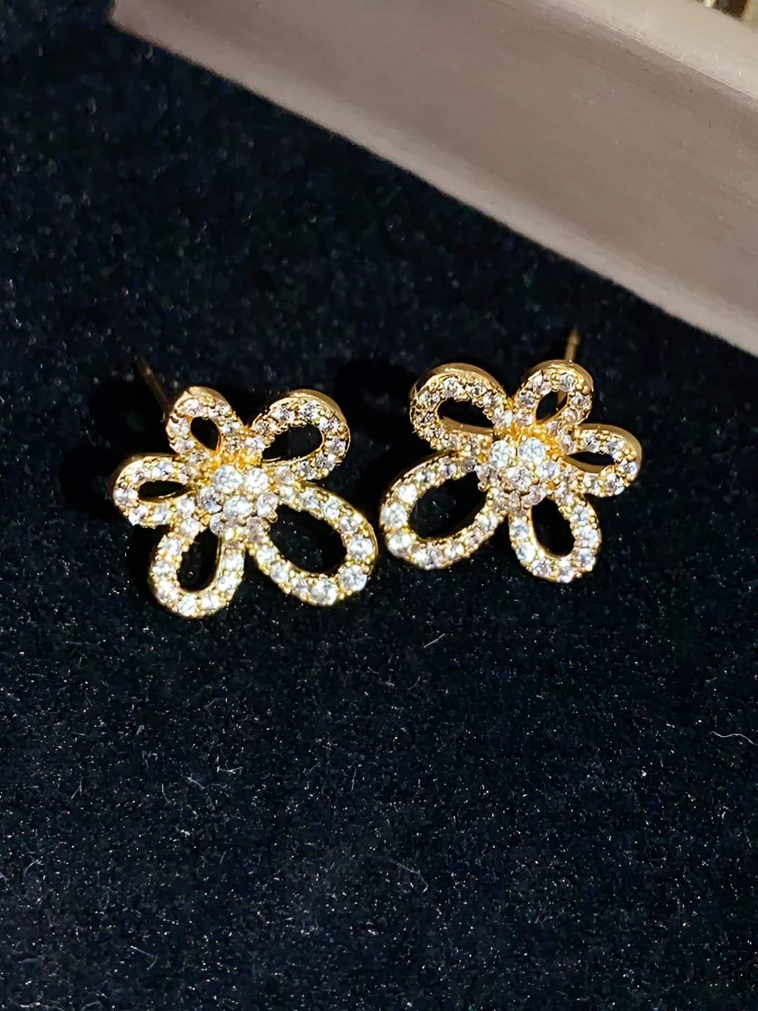 Silver post - Gold (real gold plating)