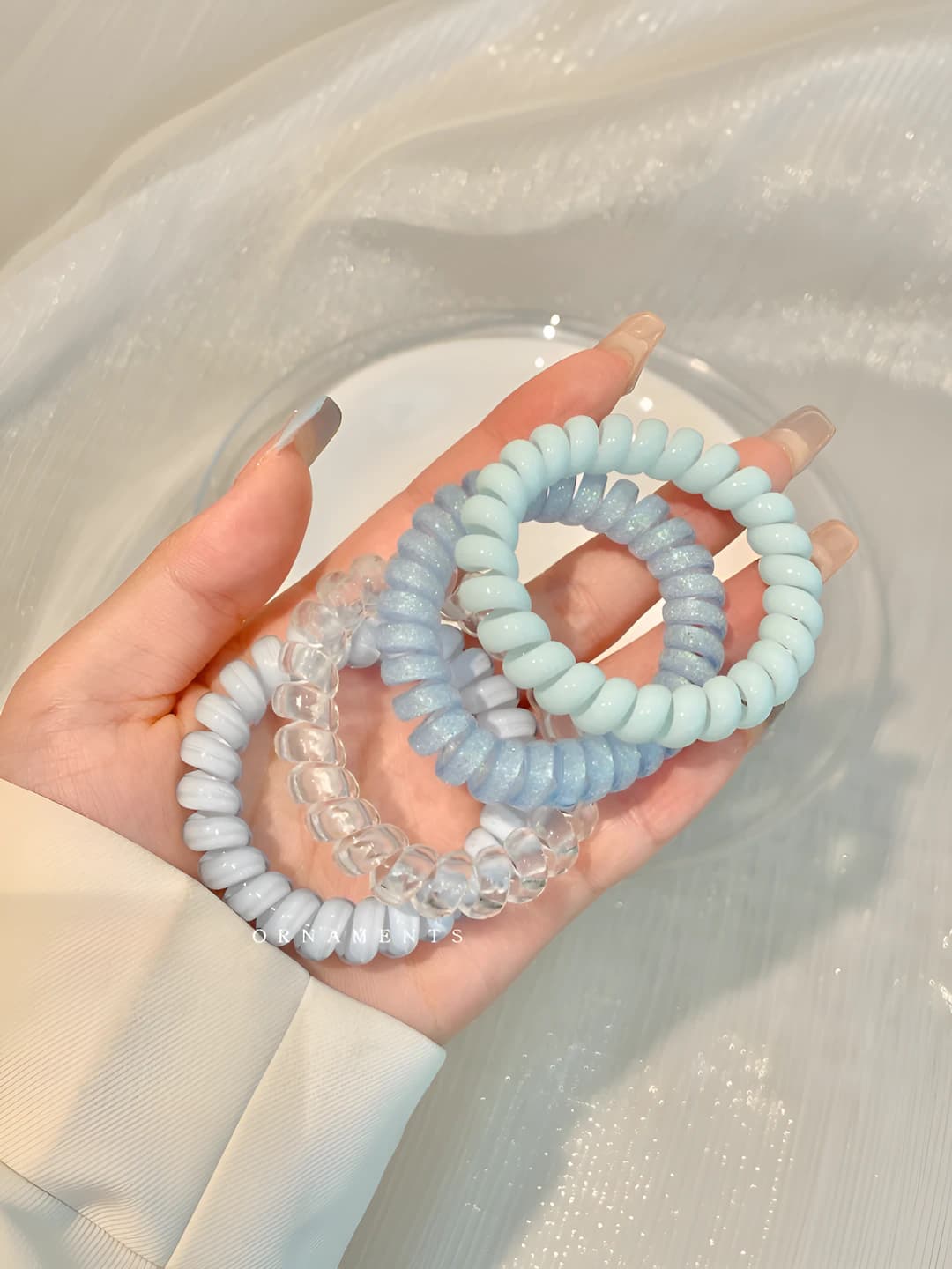 13# Light blue clear 4 pcs