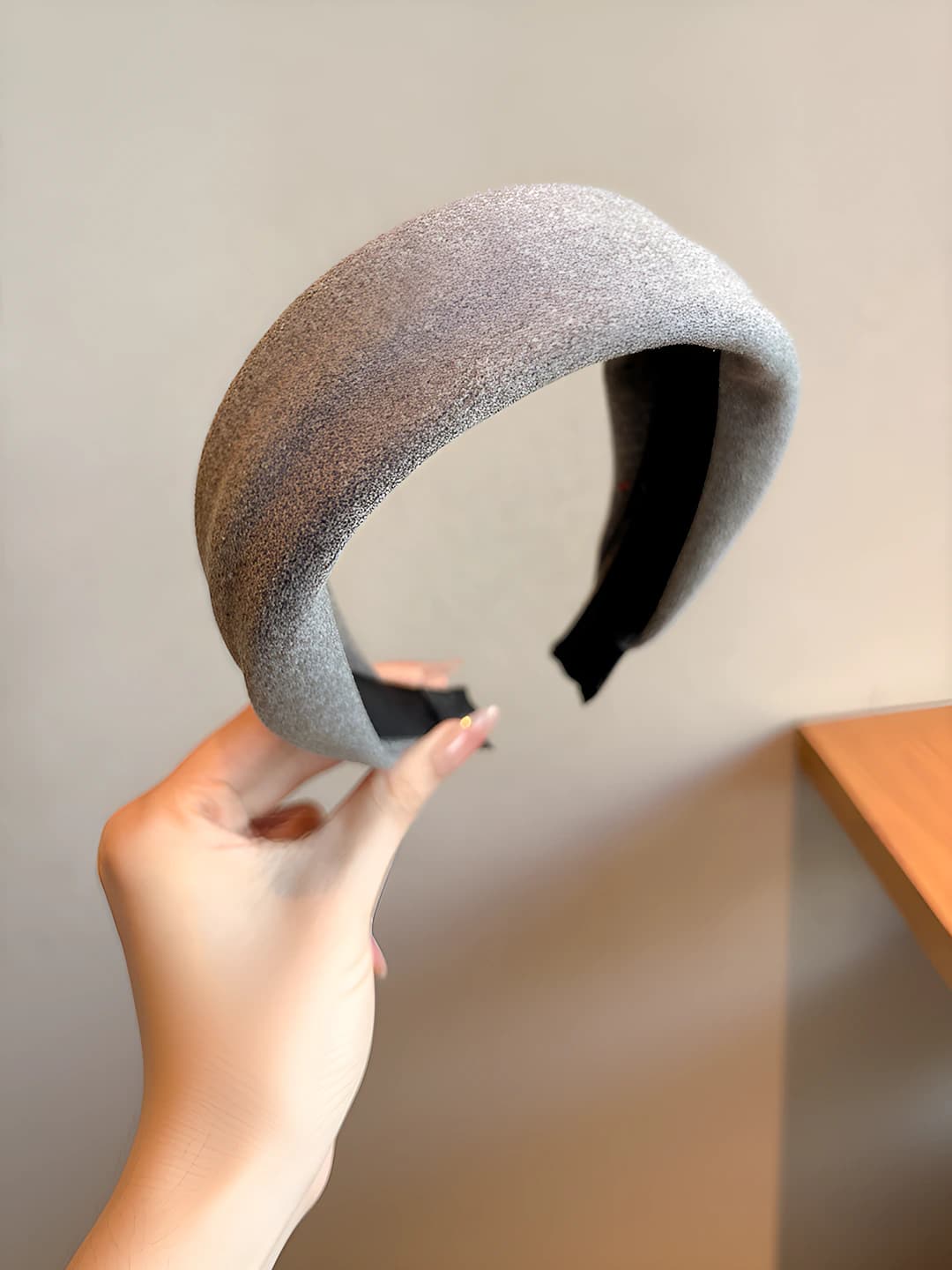 5# Grey wide headband