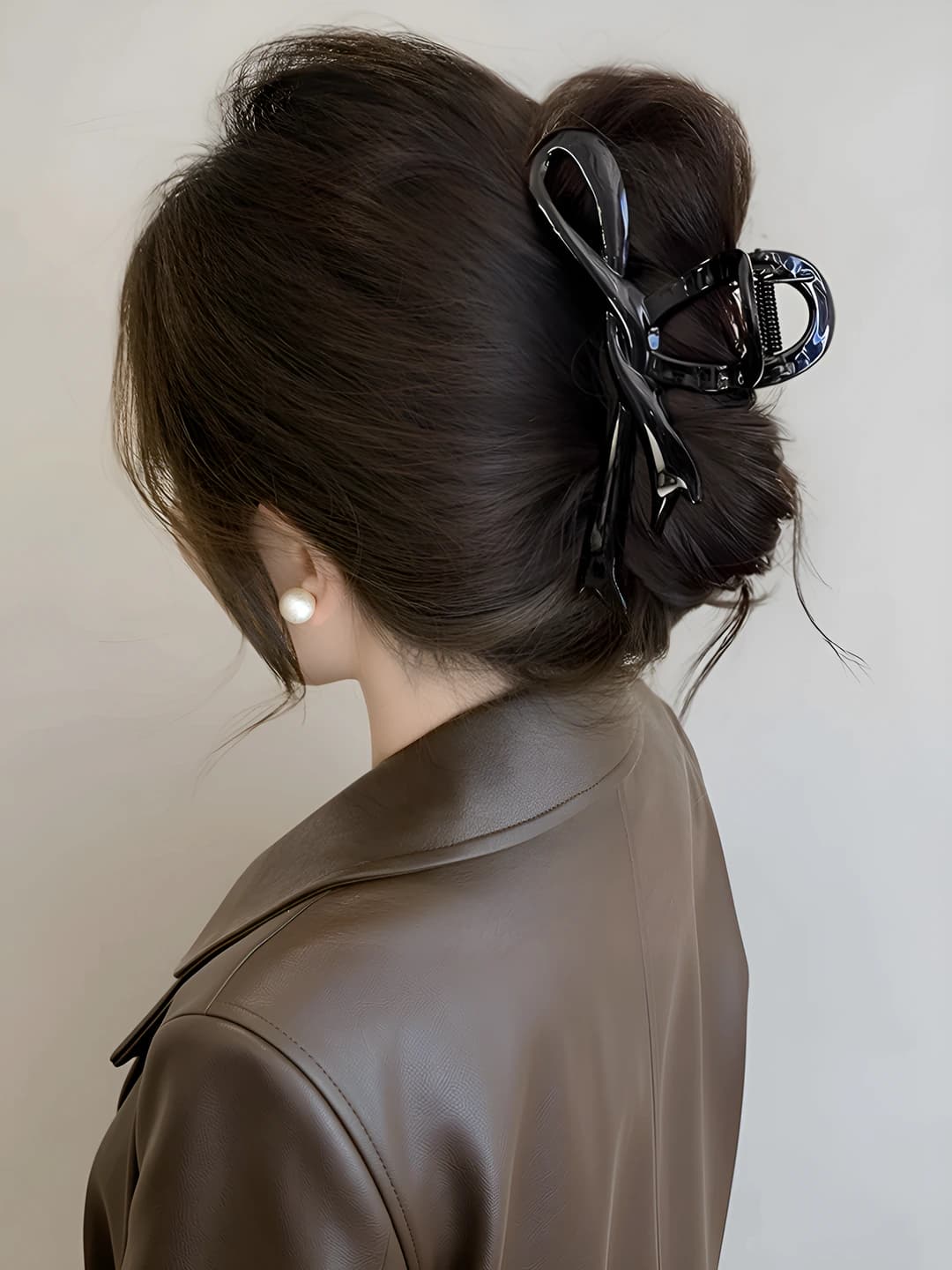 1# 1 pc - glossy black (approx. 13.3cm)