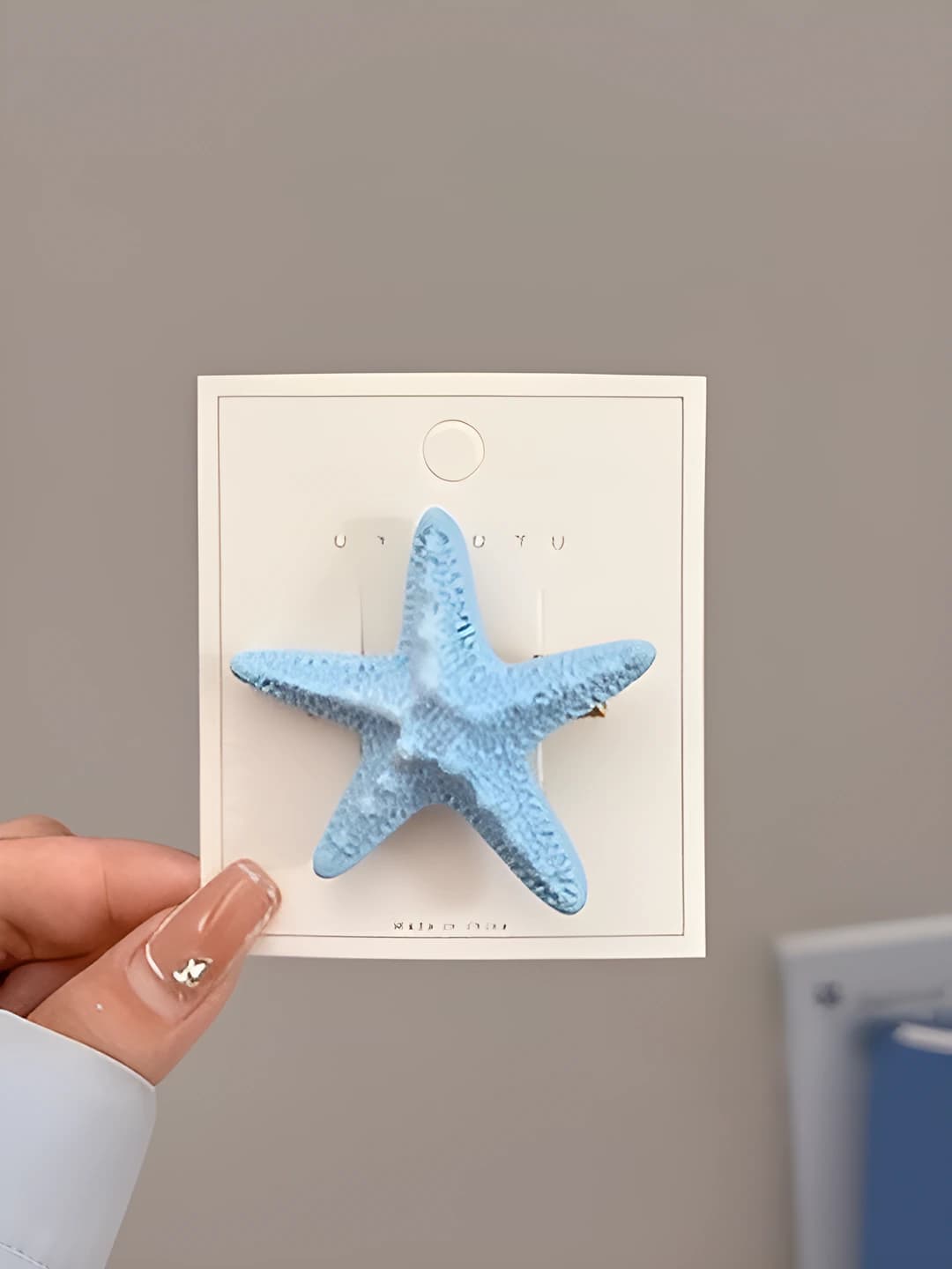 1# Starfish, blue, 5.5 cm