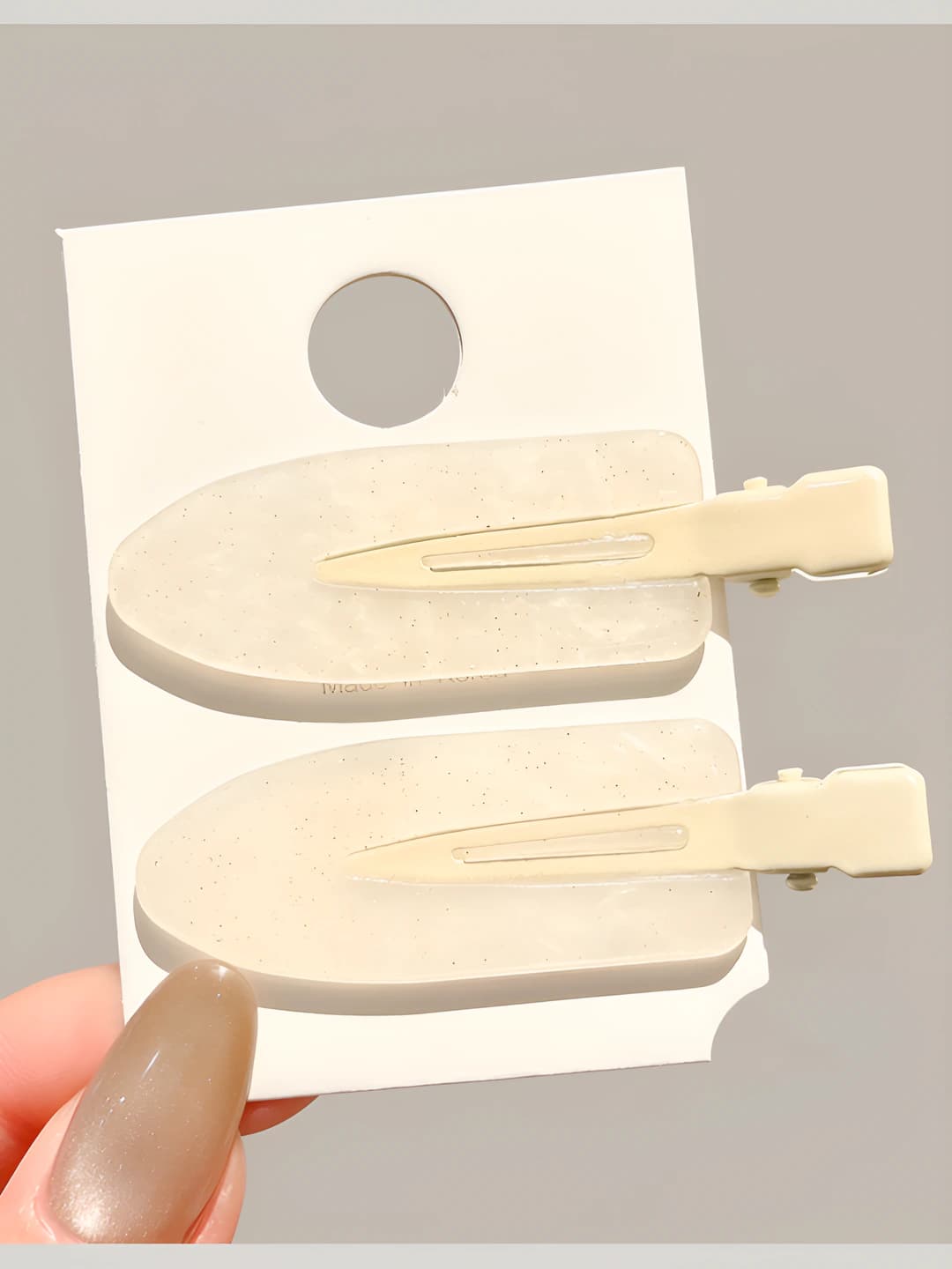 5# Off-white 2 pcs - 6.5 cm