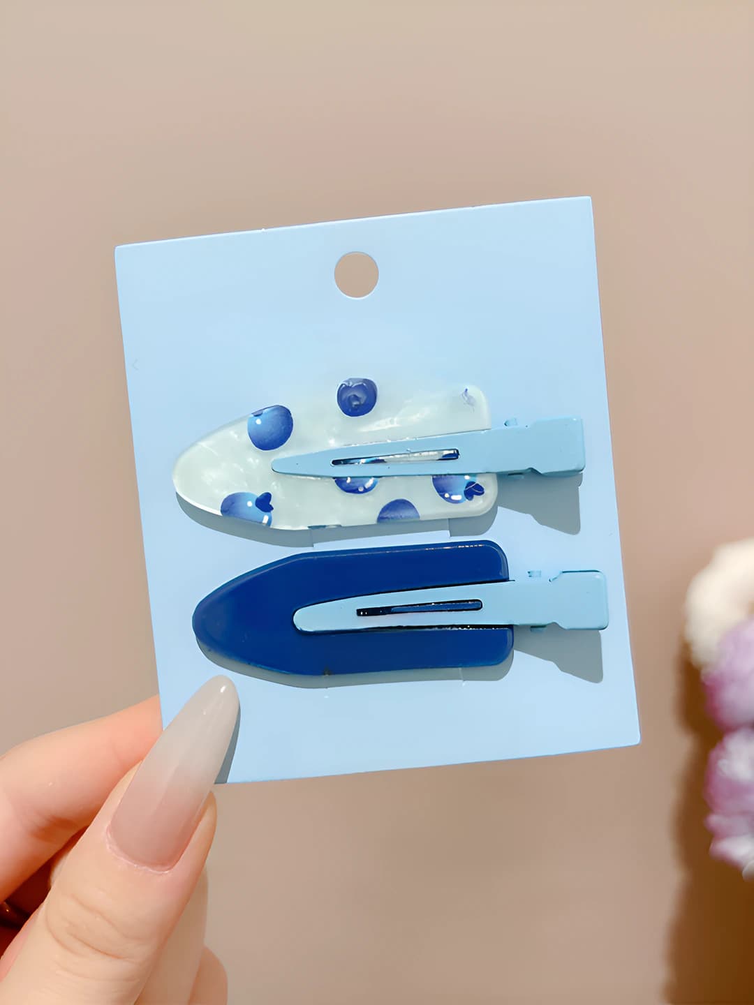 Blue plum, 2 pcs, 6 cm