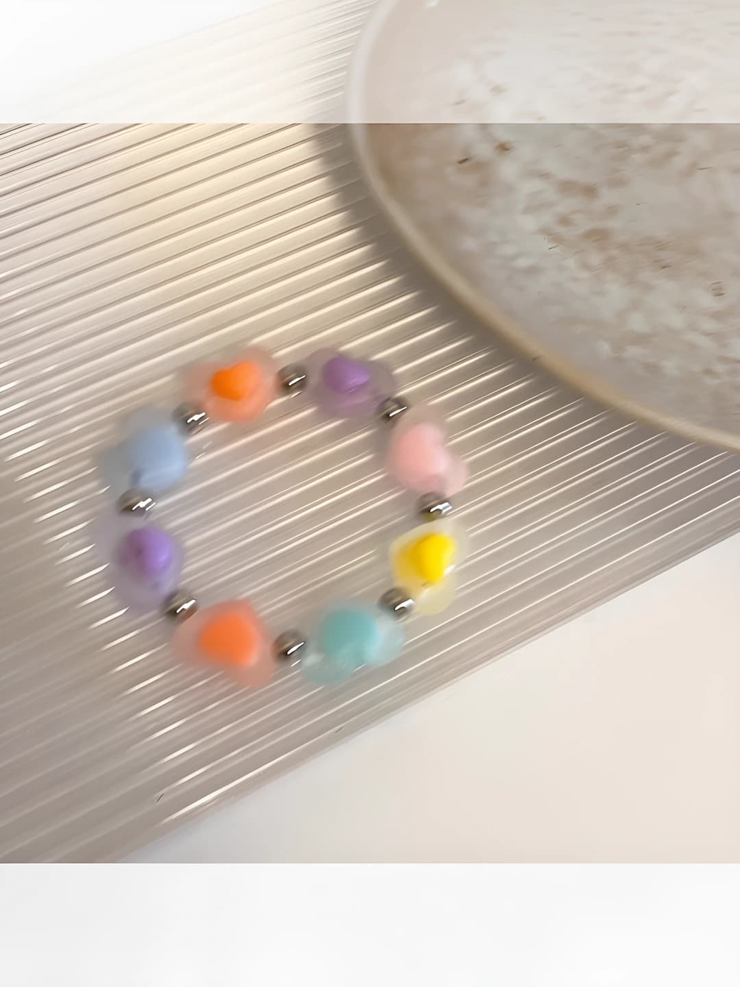 Rainbow, candy, bracelet