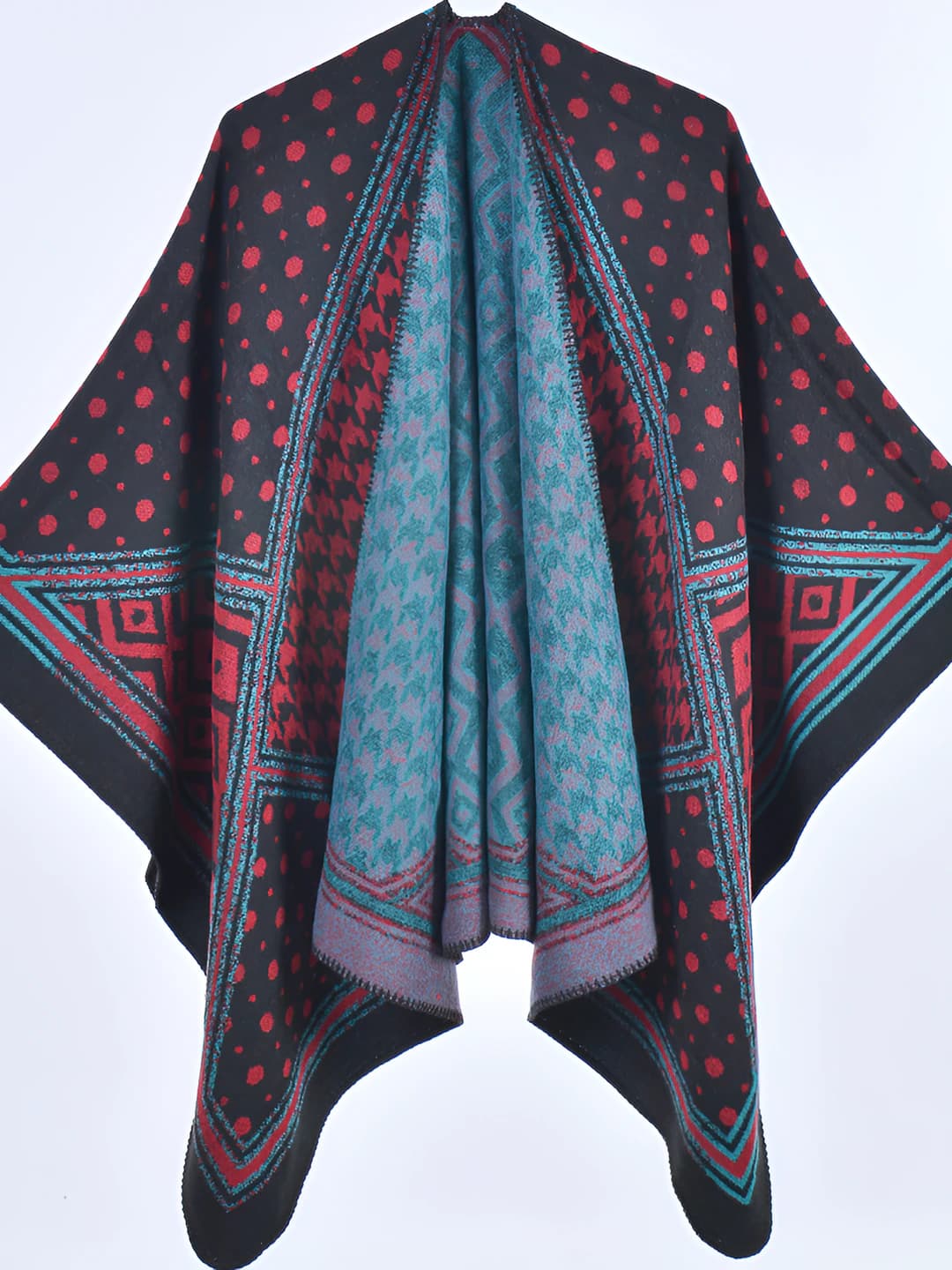 Qizil-qora houndstooth