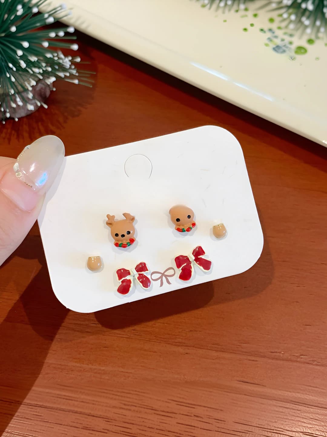 SDT07 Bow tie reindeer