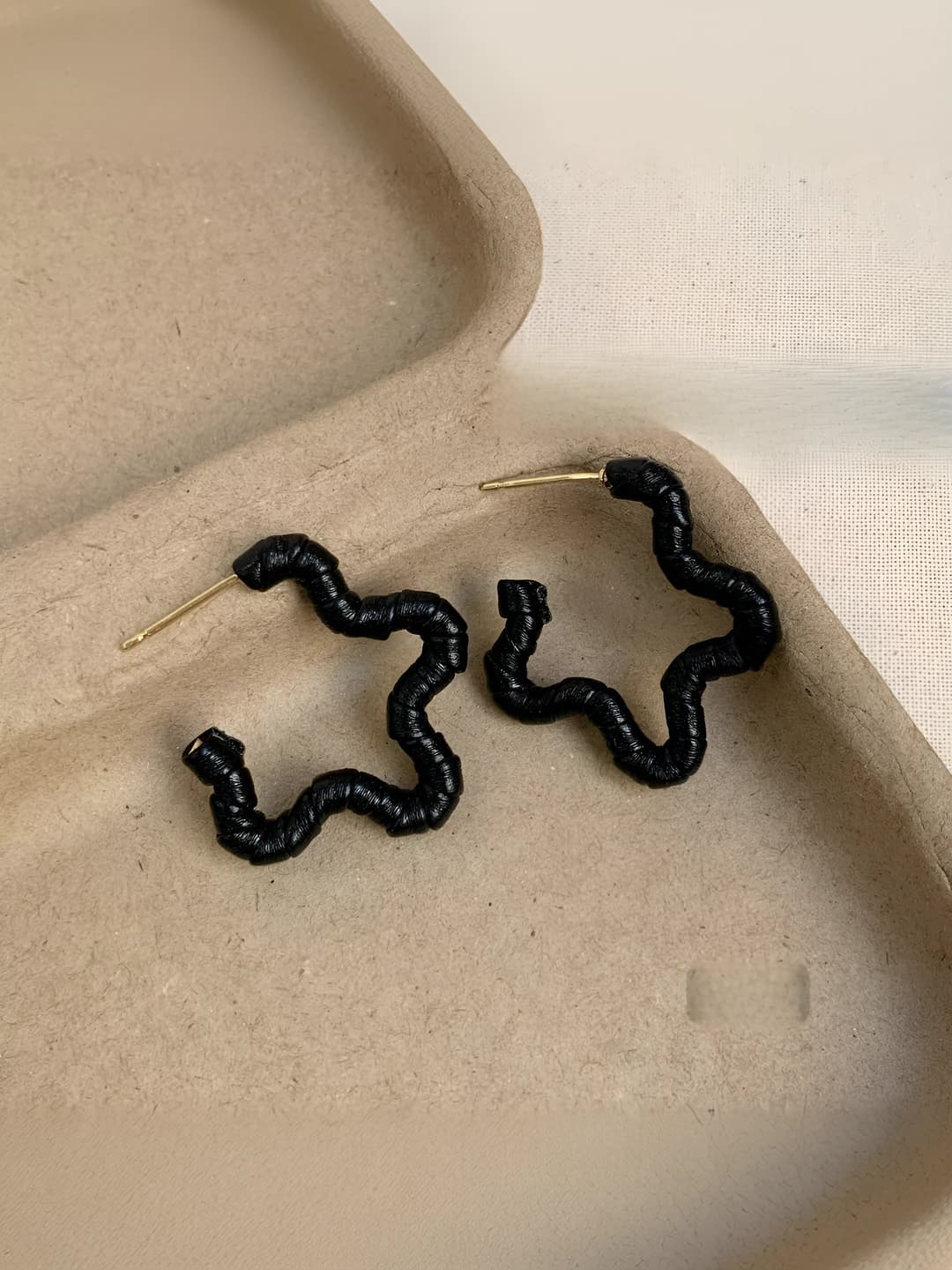 3CM Чёрный PU звезда