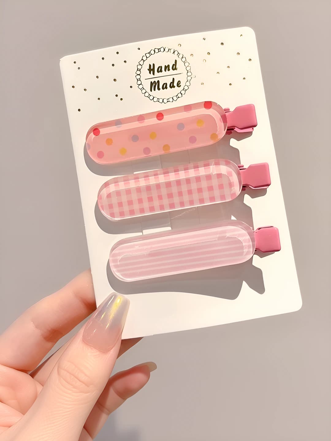 1# Розовый jelly, 3 шт