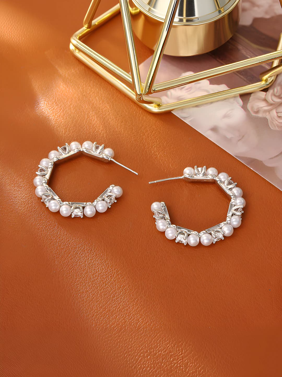 Silver pearl zircon, S925