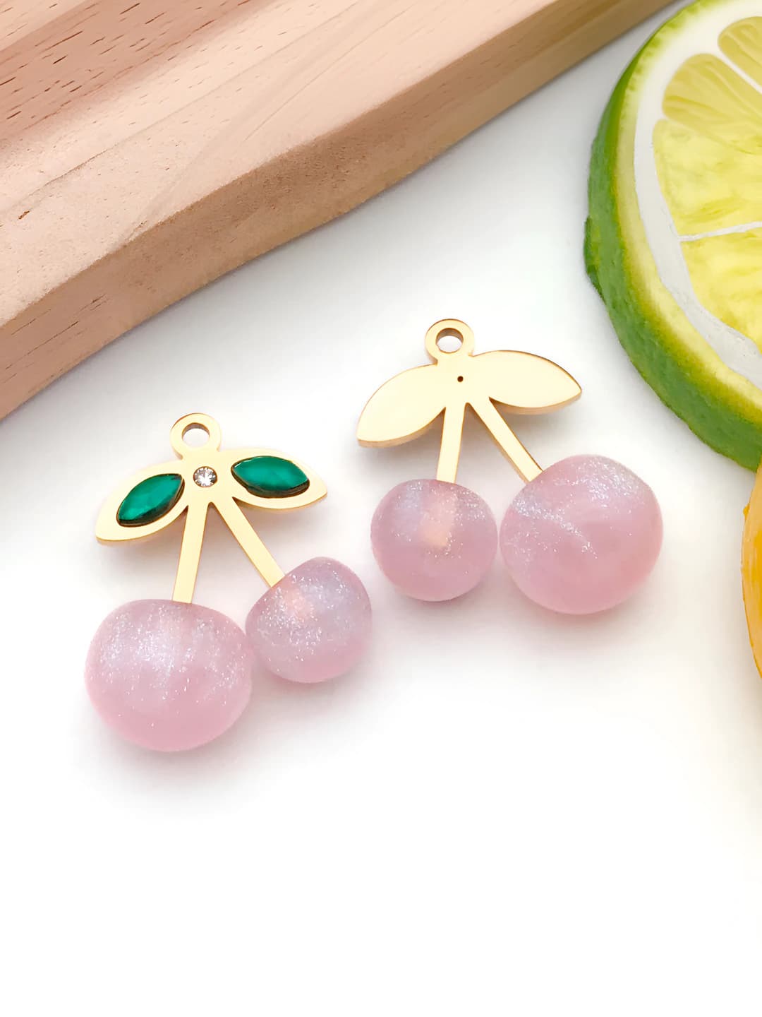 Gold pink cherry