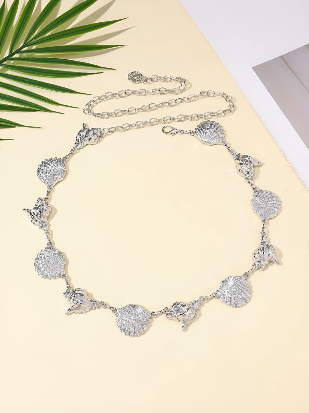 43# Silver shell + conch