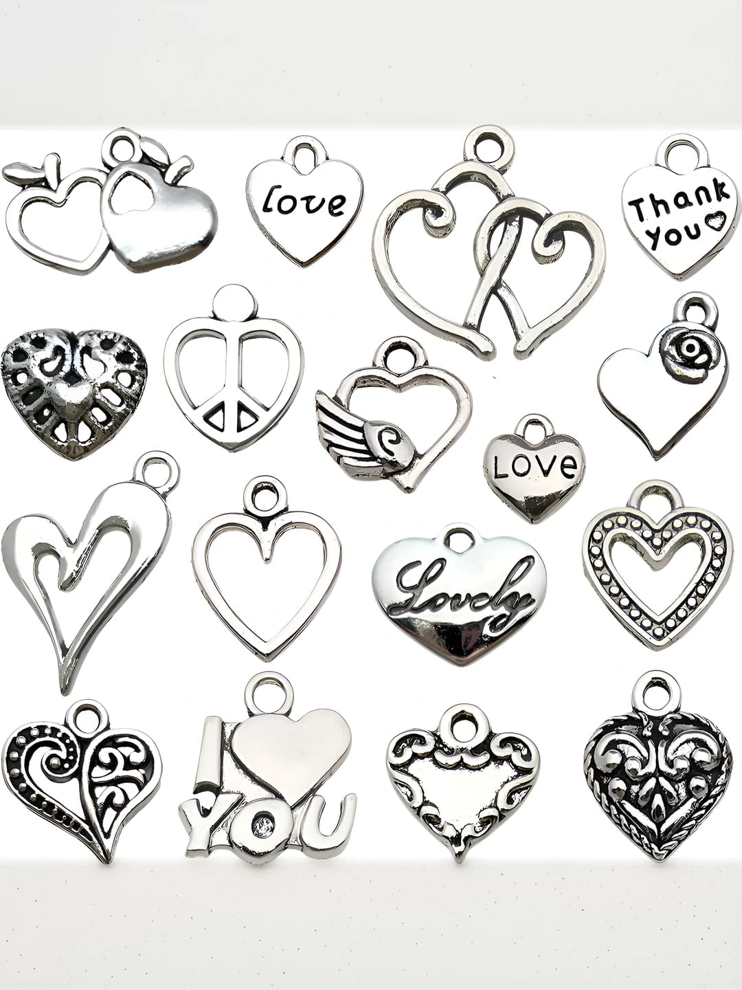 50 pc mixed heart set-40.9g-SN69