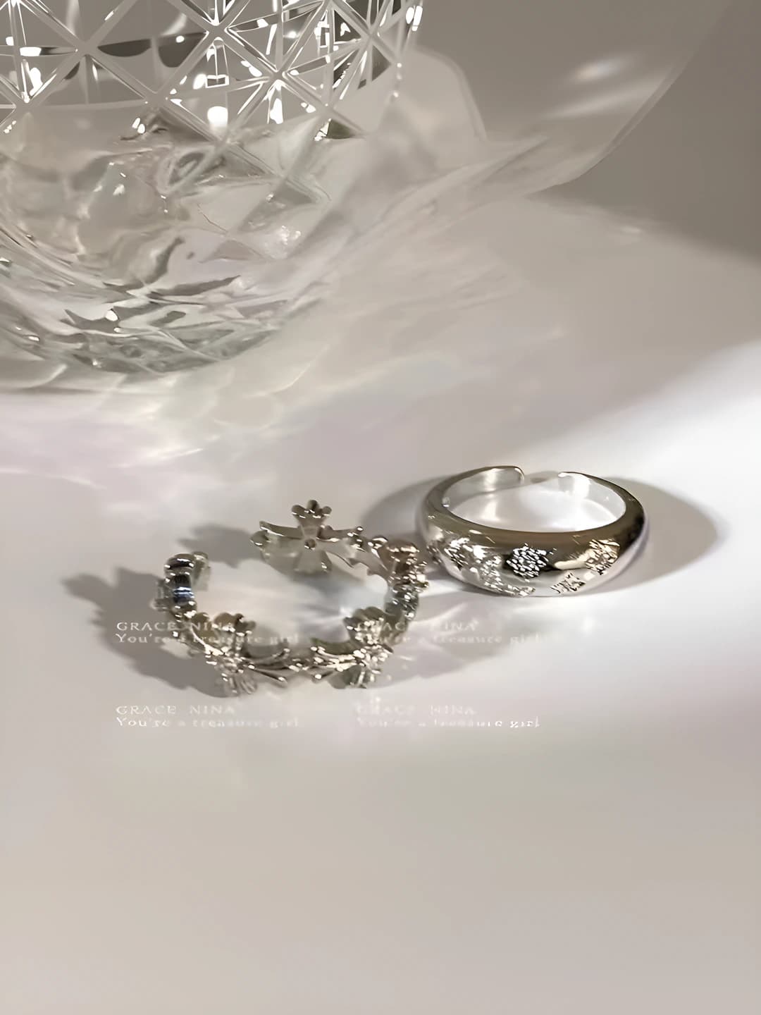 Zircon + cross ring