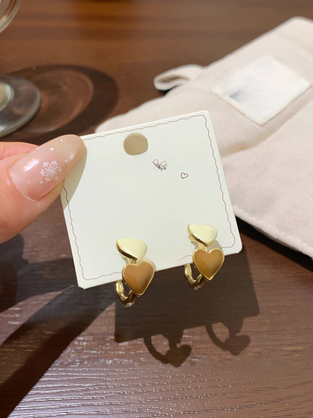 Coffee heart C-ring