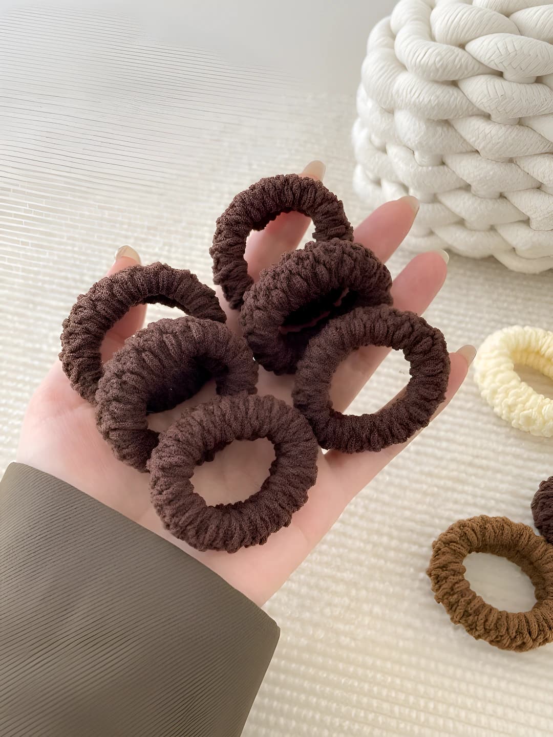 Brown 6 pcs, jar