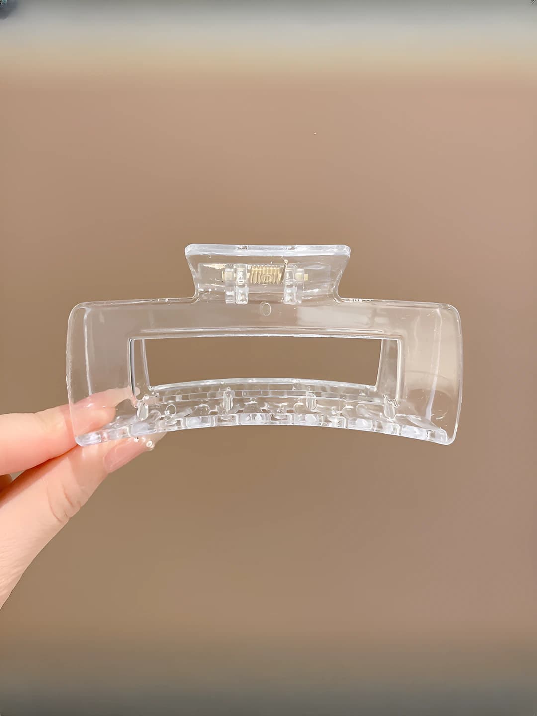 6#Clear large square 10cm