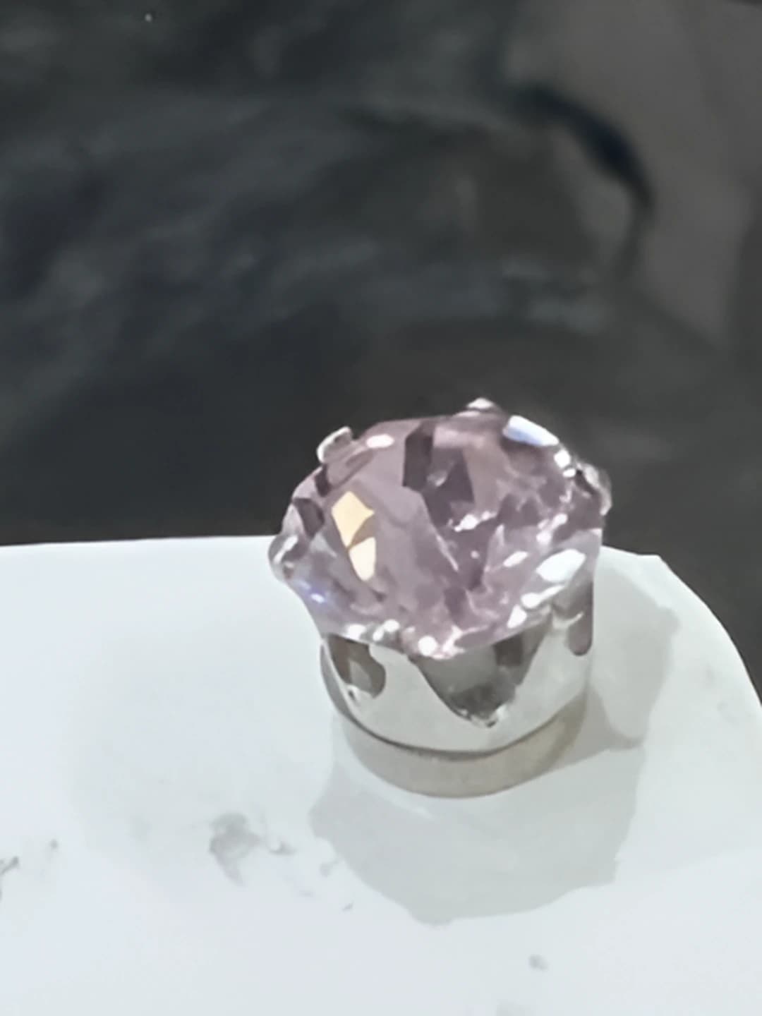 5# Magnitli quloq halqasi 6mm [Pushti] bitta