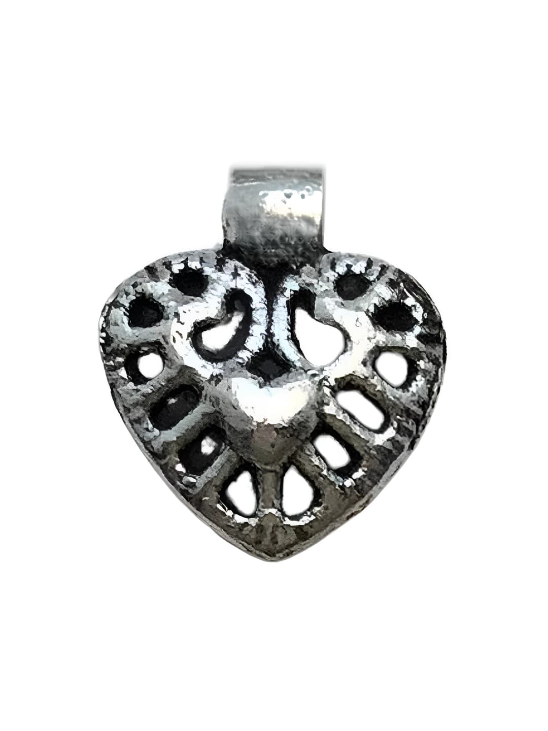 1 pc peach heart 10x11mm-0.5g-13343