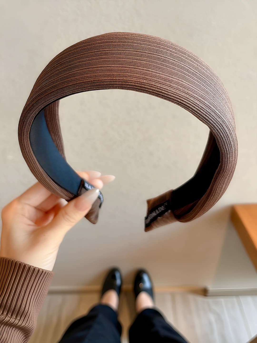Jigarrang soch taqi 6cm, asos 4cm