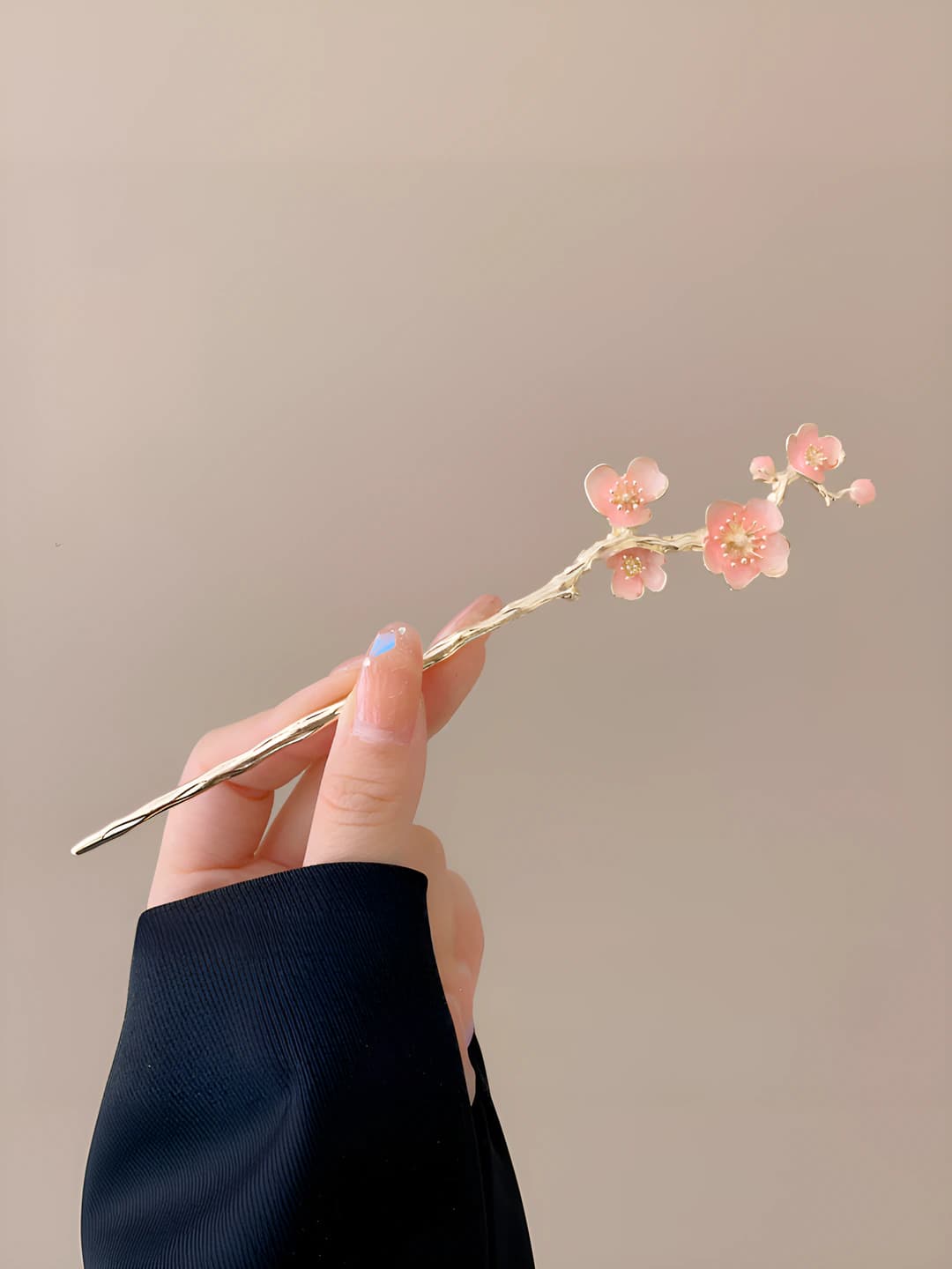 2# Light pink plum blossom
