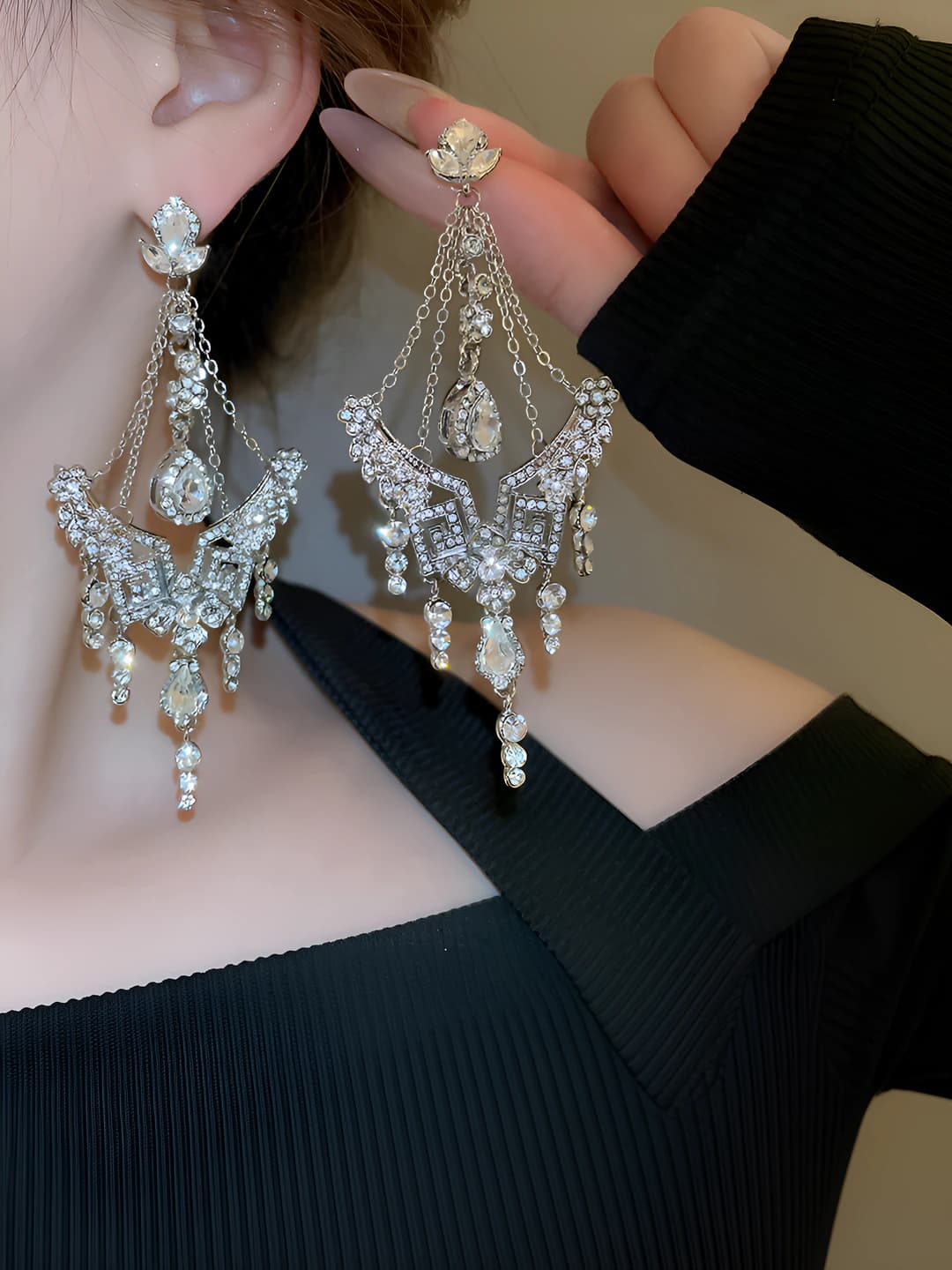 55# Silver post - Silver - Studs