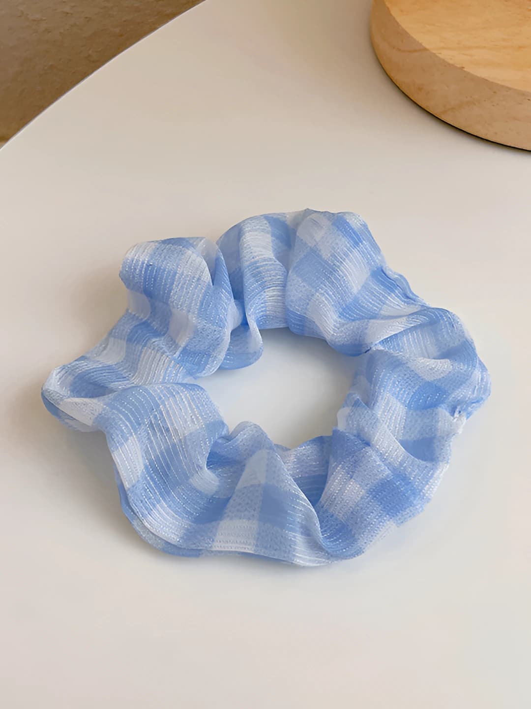 Light blue, plaid