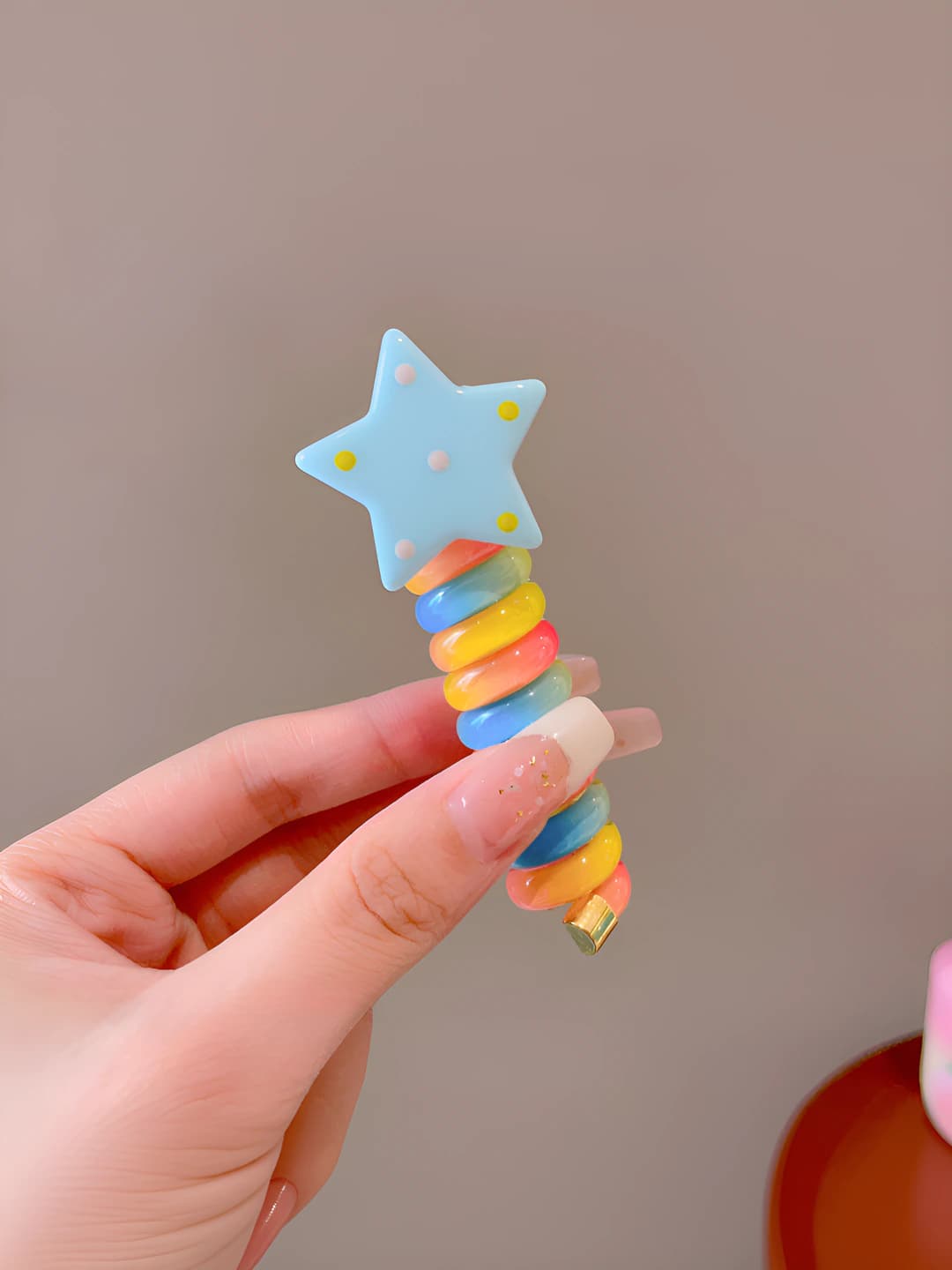 2# Star phone cord - Blue