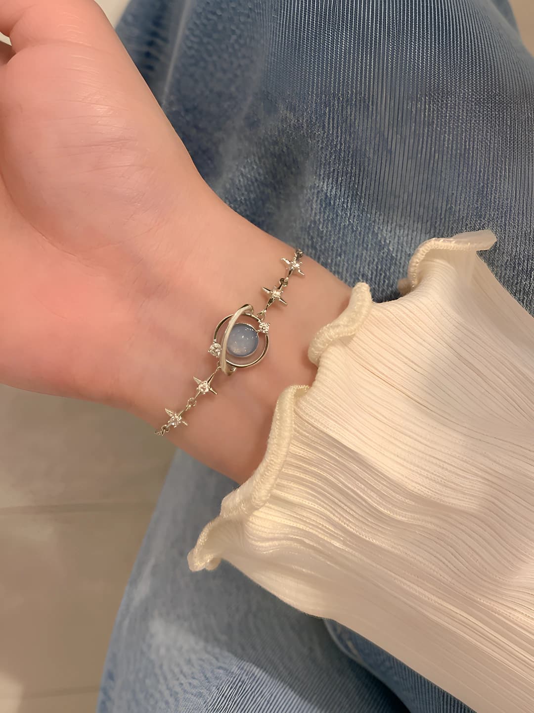 Women's summer bracelet with stars in Korean style