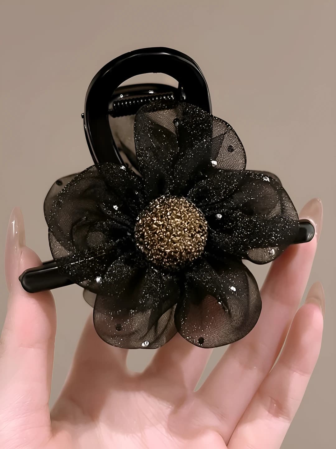 3# Black (flowers 7.5 cm)