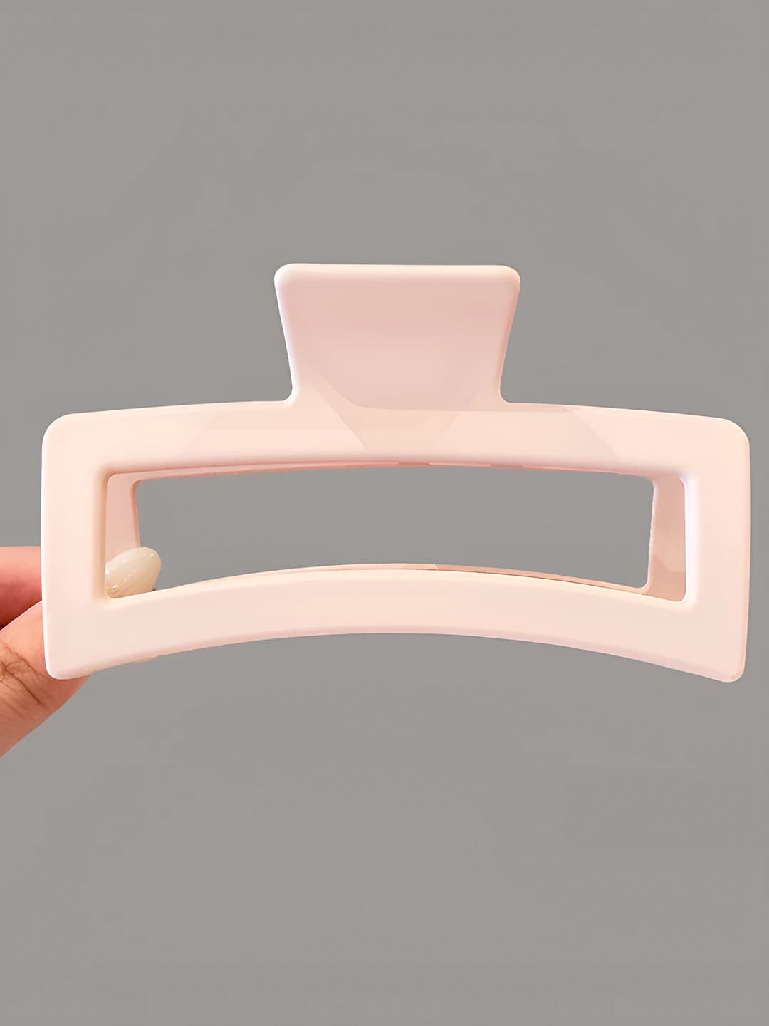 Light pink large clip 12.5 cm